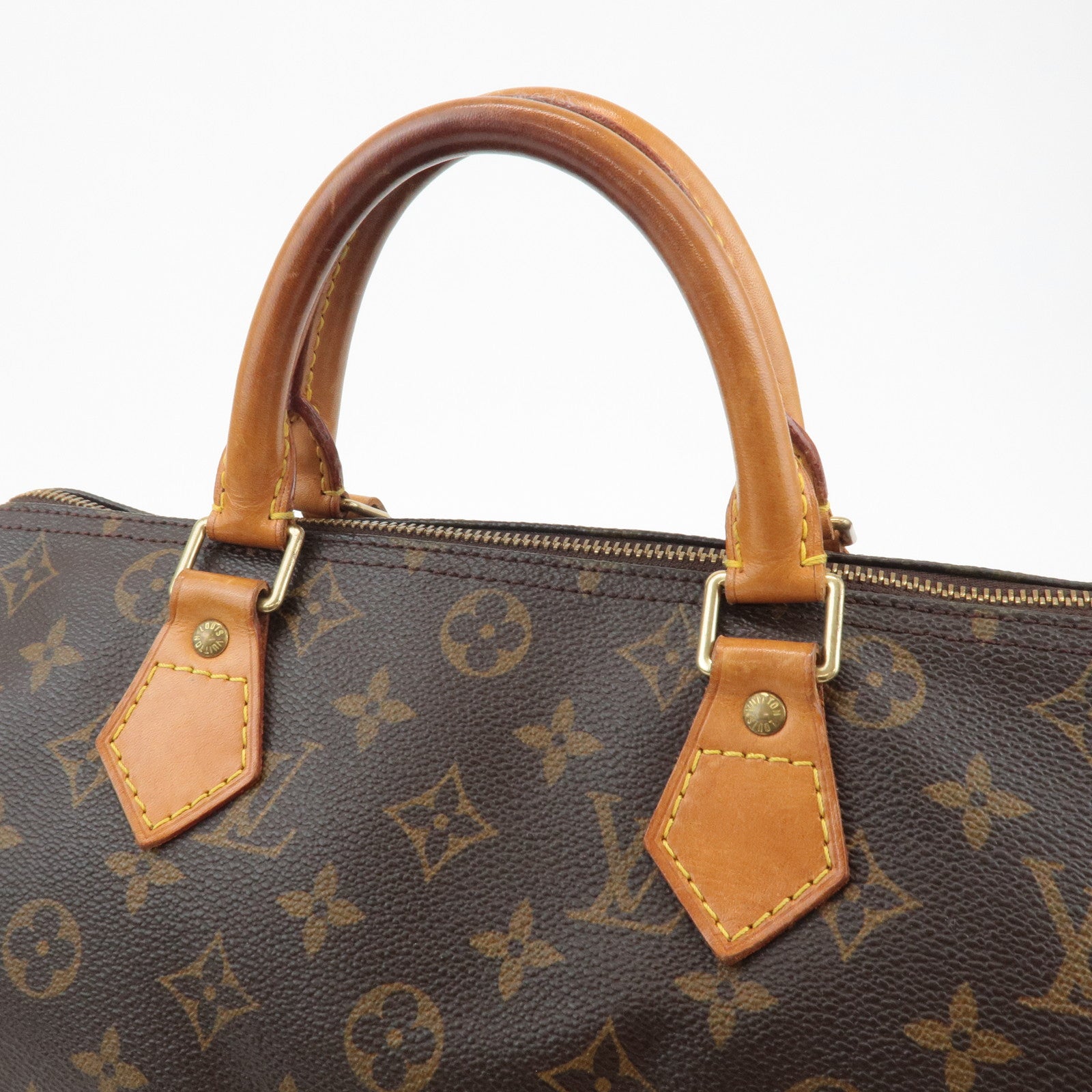 Louis Vuitton Monogram Speedy 30 Hand Bag Boston Bag M41526 Used