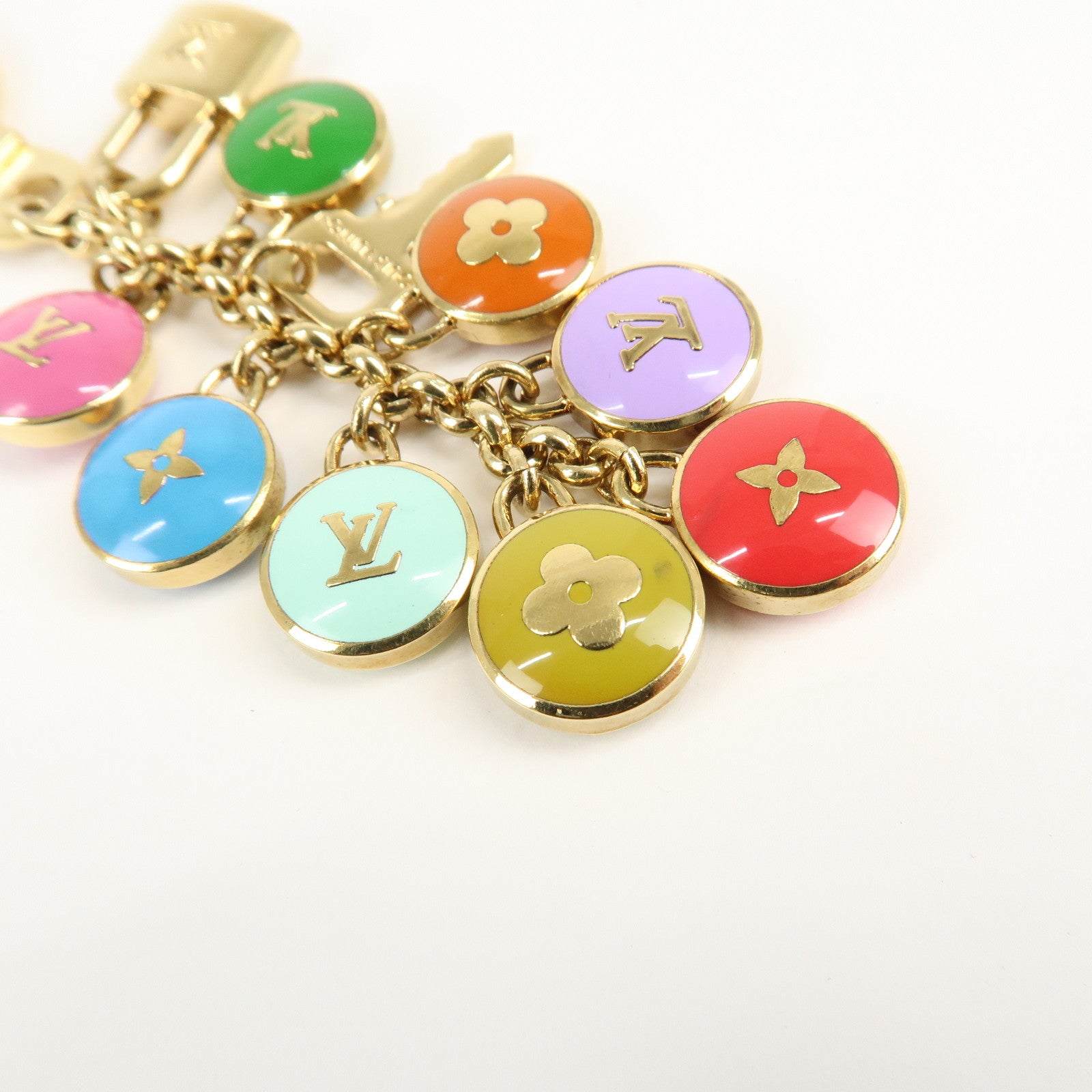 Louis Vuitton Porte Cles Pastille Bag Charm Multicolor M65381 Used