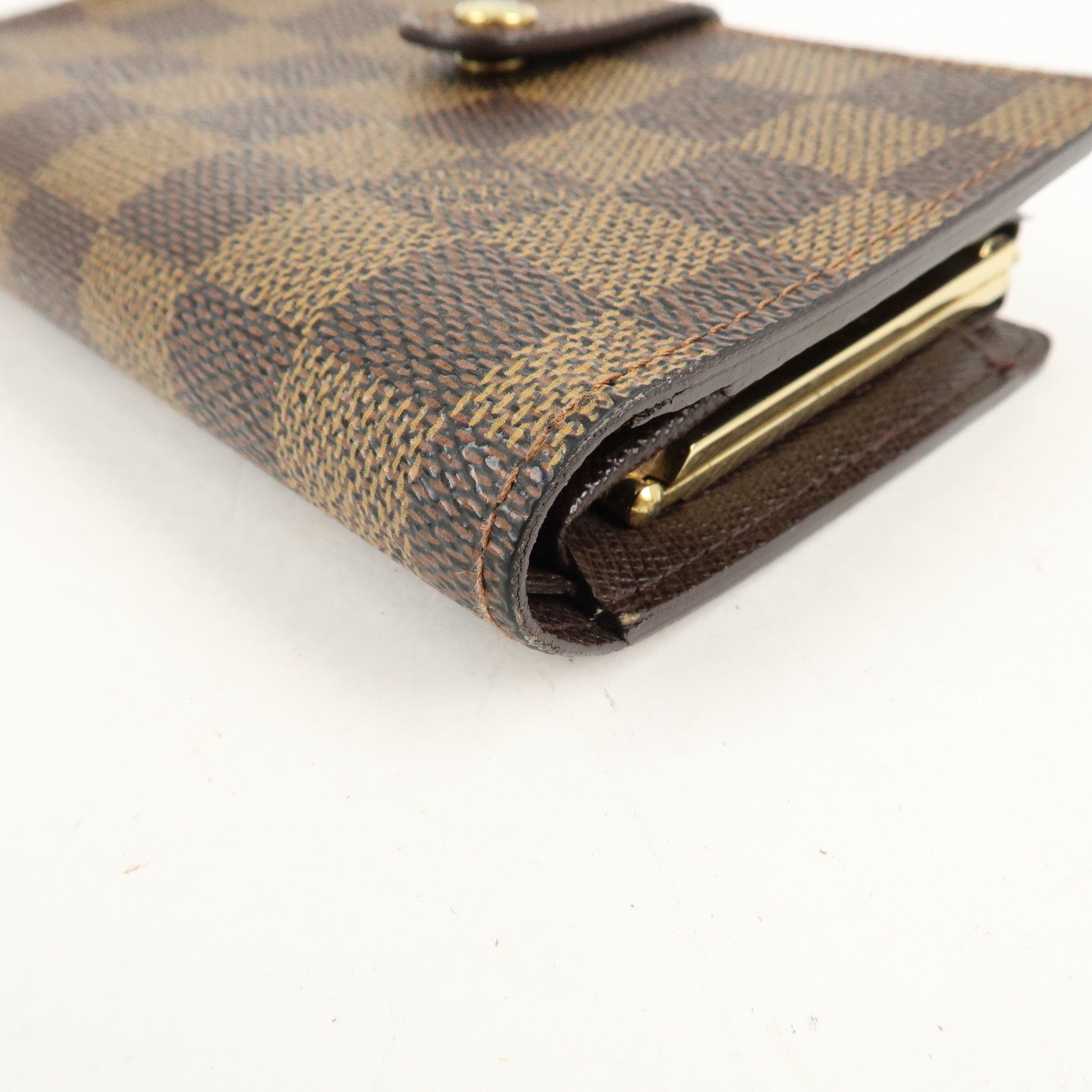 Louis Vuitton Damier Portefeuille Viennois Wallet N61674 Used