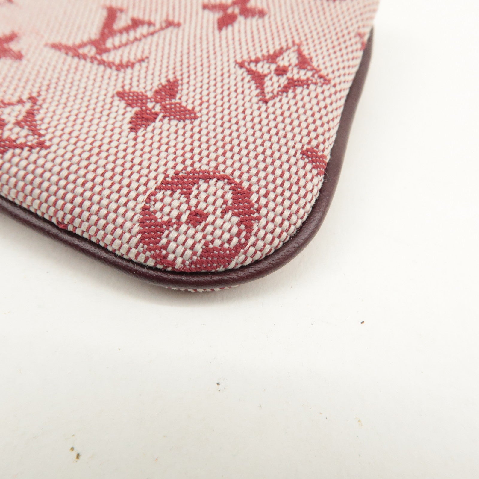 Louis Vuitton Monogram Mini Pochette Cles Coin Case Cerise M92238