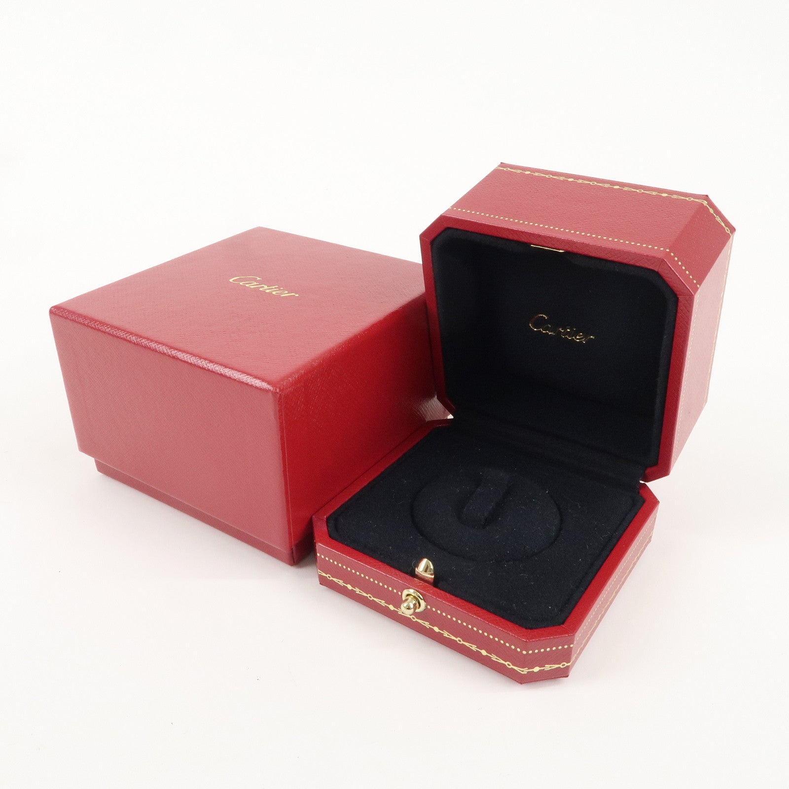 Cartier Set of 2 Ring Box Display Box Jewelry Box For Ring