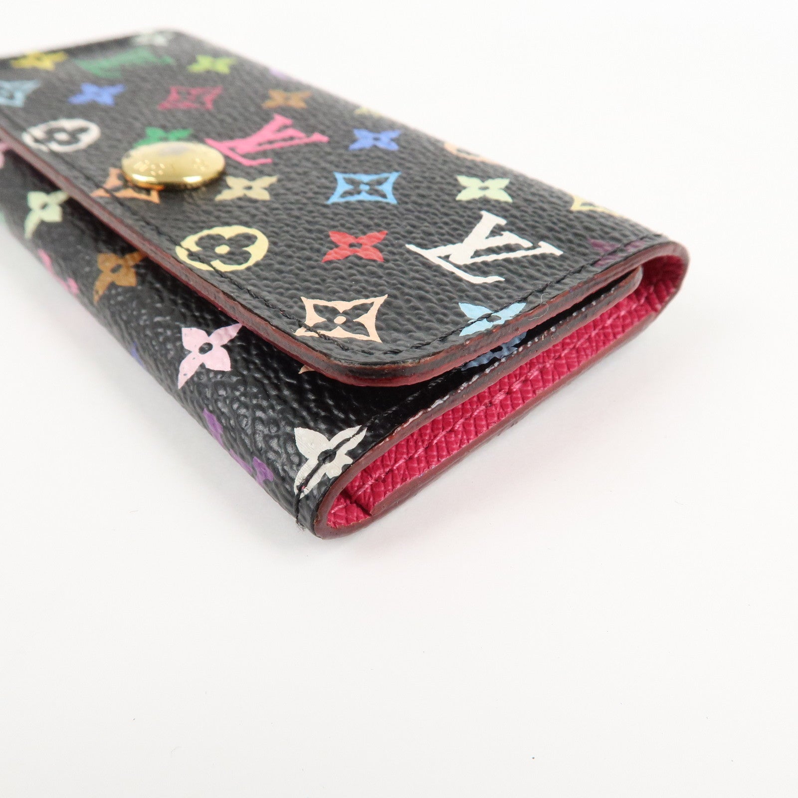 Louis Vuitton Monogram Multicolor Multicles 4 Key Case Noir M93732