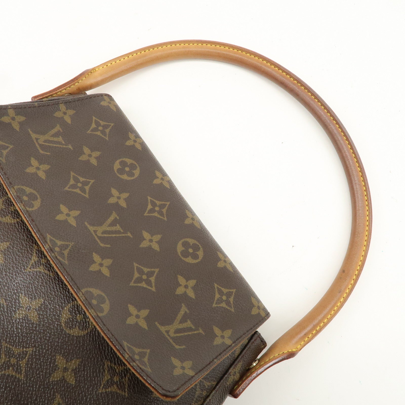 Louis Vuitton Monogram Mini Looping Shoulder Bag Brown M51147