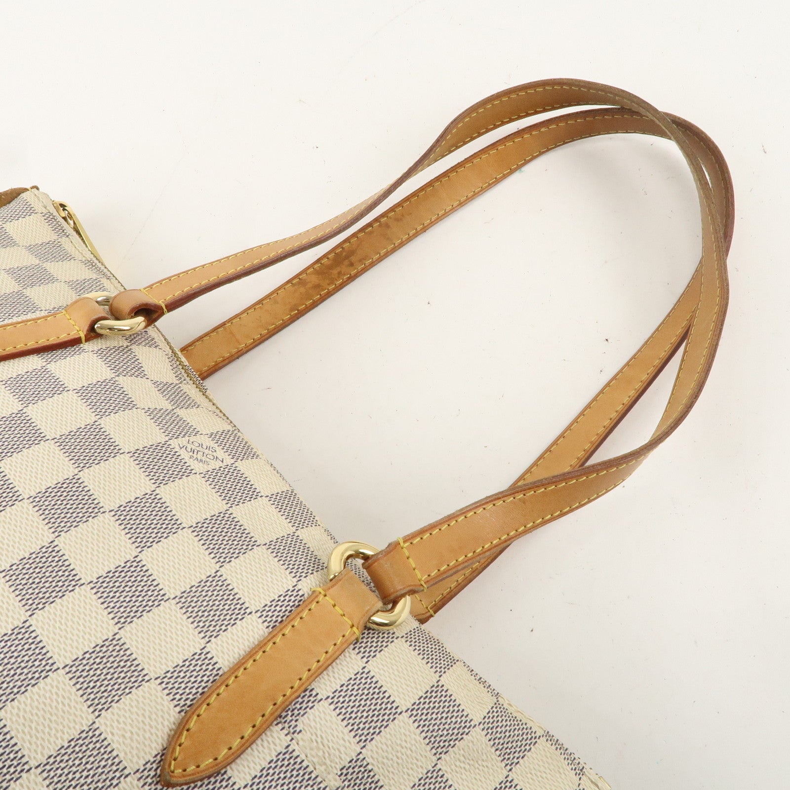 Louis Vuitton Damier Azur Totally MM Tote Bag Shoulder Bag N51261