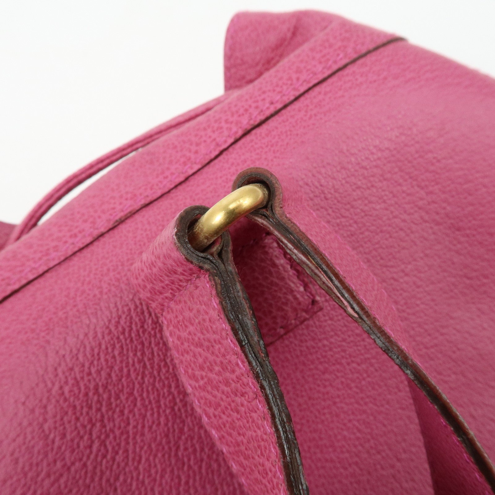 GUCCI Bamboo Suede Leather Back Pack Pink 003.2855.0043