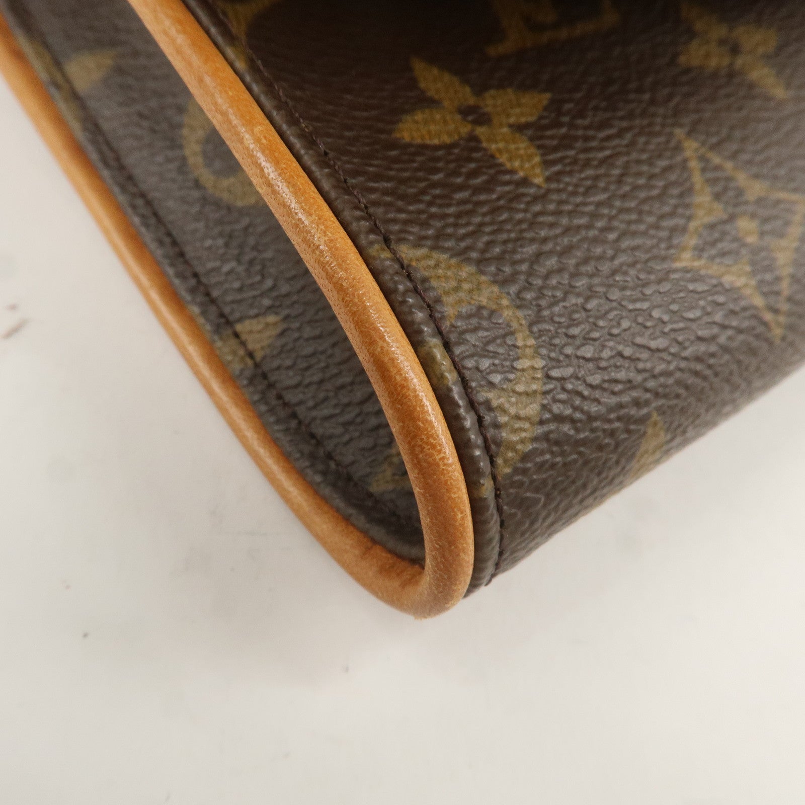 Louis Vuitton Monogram Pochette Twin GM 2Way Bag Brown M51852