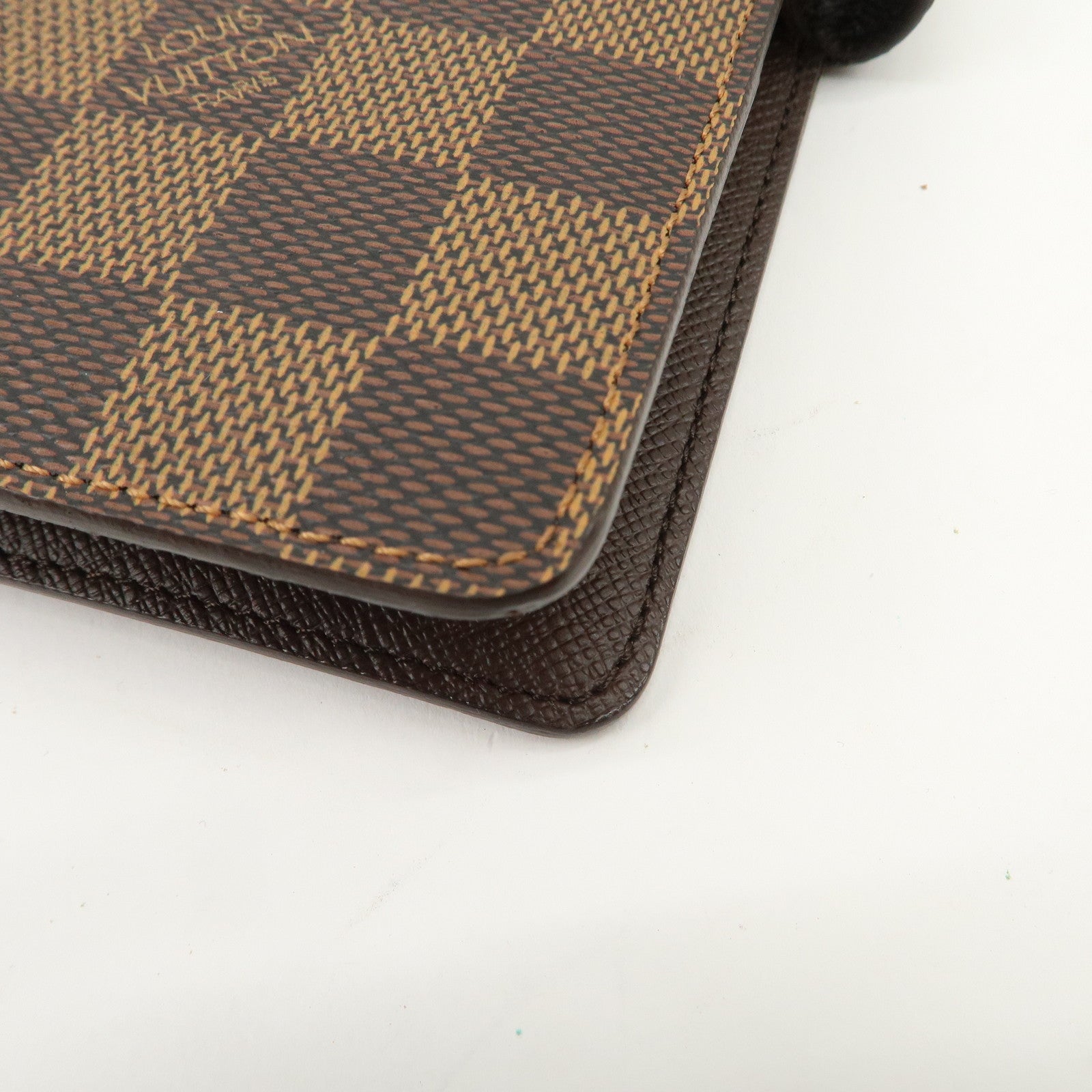 Louis Vuitton Damier Agenda MM Planner Cover Brown R20240