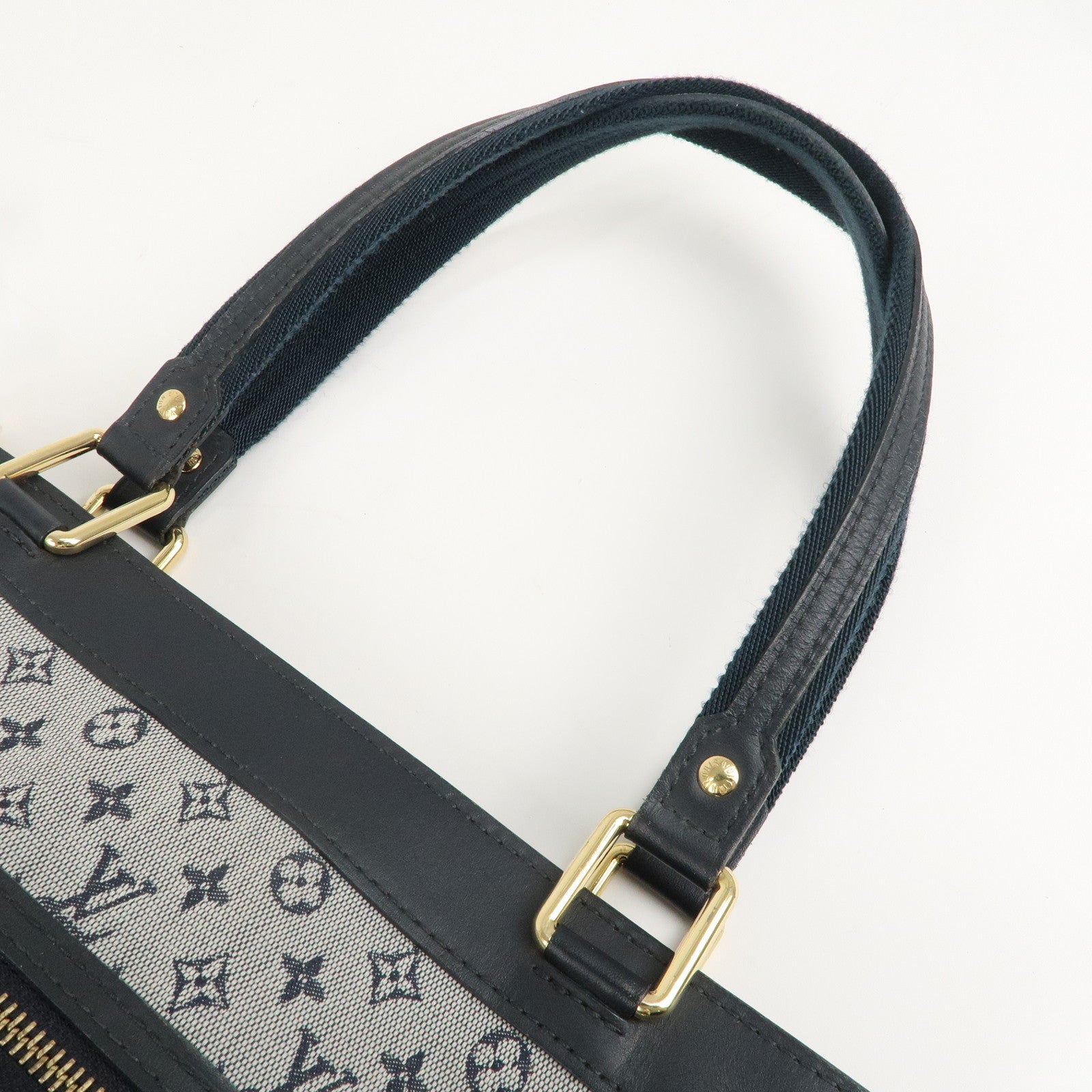 Louis Vuitton Monogram Mini Lin Lucille PM Hand Bag Noir M92676