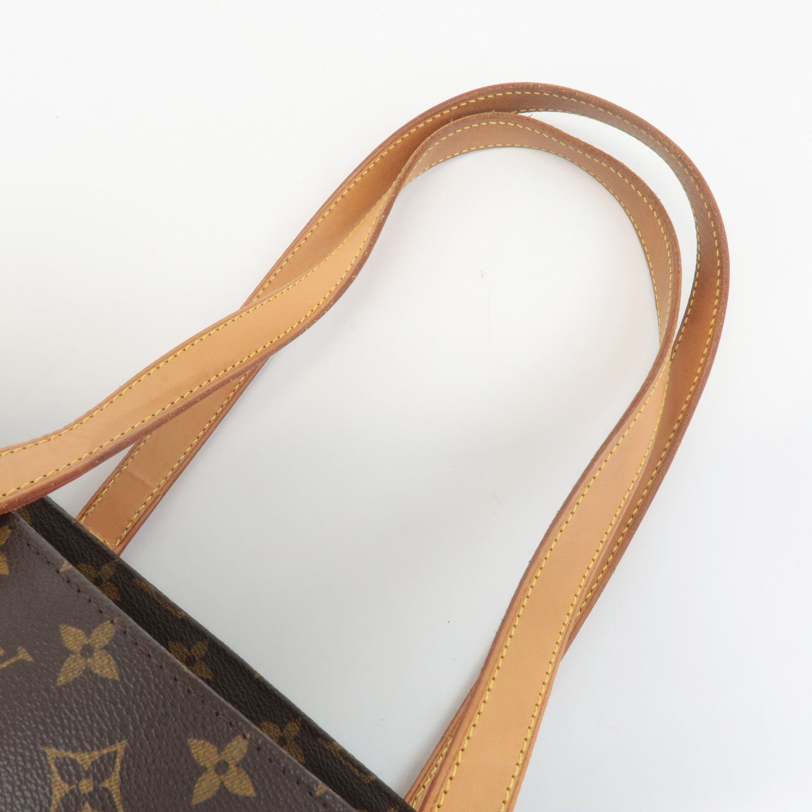 Louis Vuitton Monogram Luco Tote Bag Shoulder Bag Brown M51155 Used