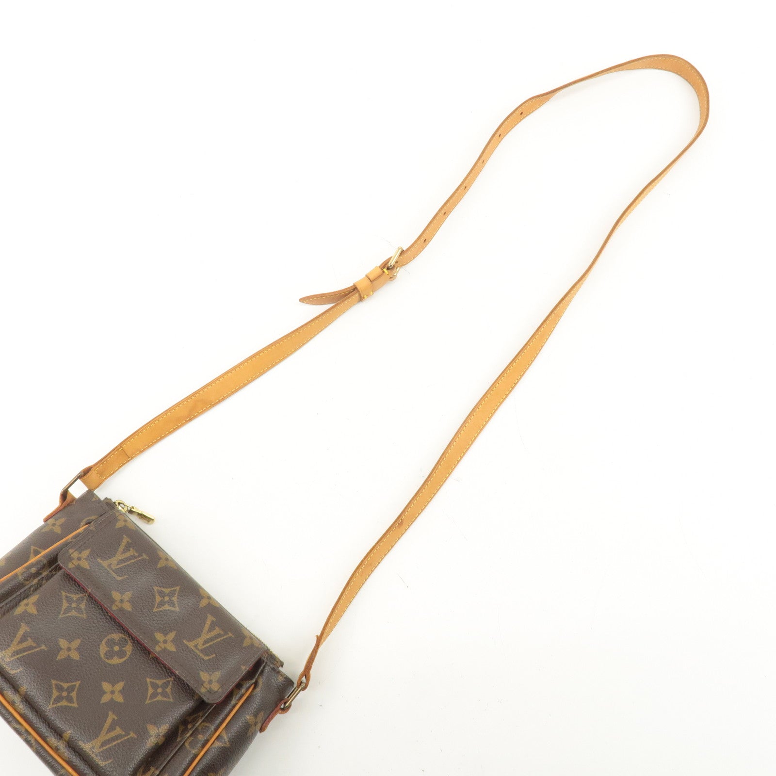 Louis Vuitton Monogram Viva Cite PM Shoulder Bag Brown M51165