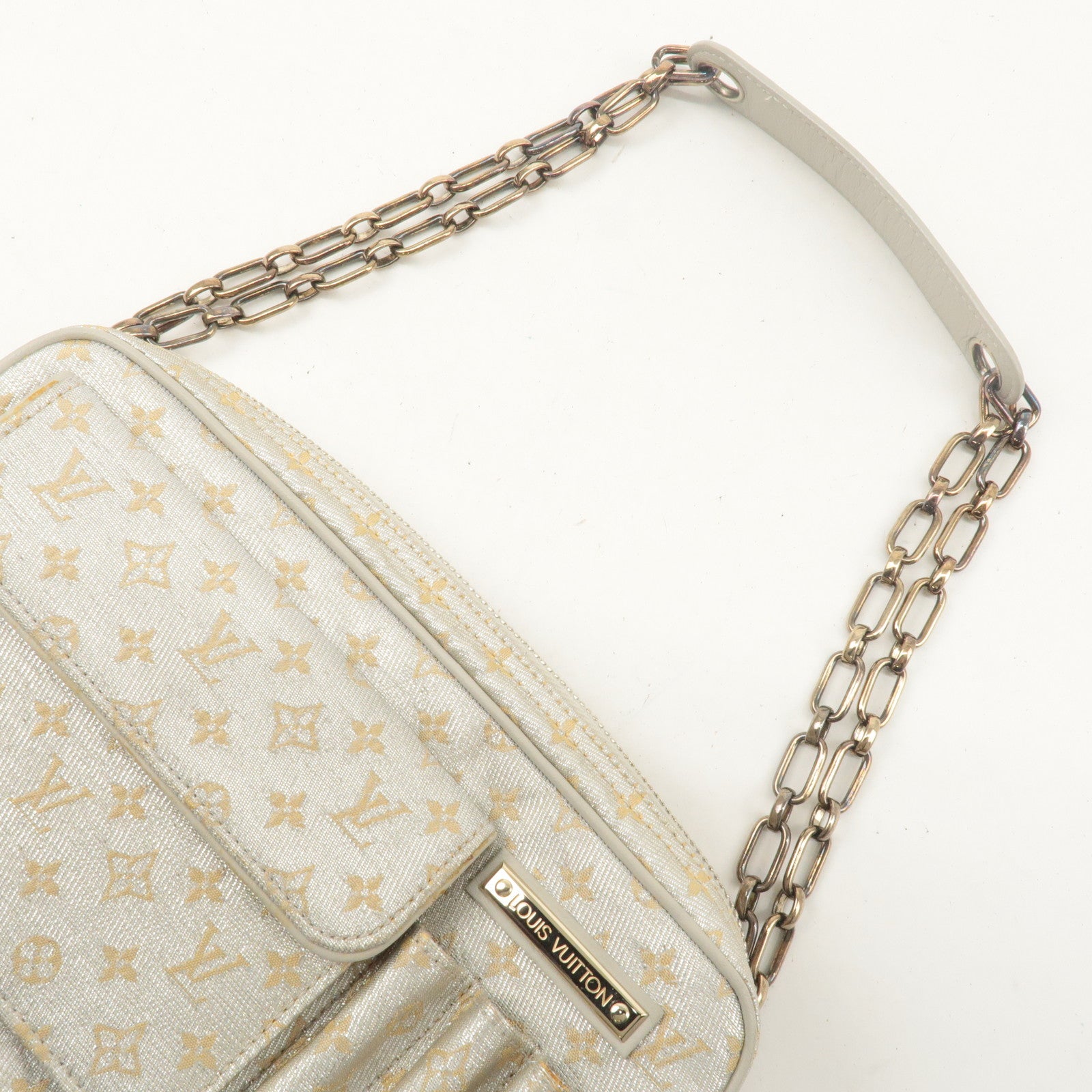 Louis Vuitton Monogram Shine Mackenna Chain Shoulder Bag M92362