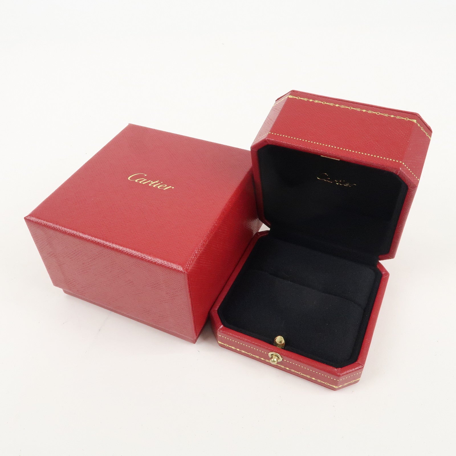 Cartier Set of 2 Ring Box Display Box Jewelry Box For Ring