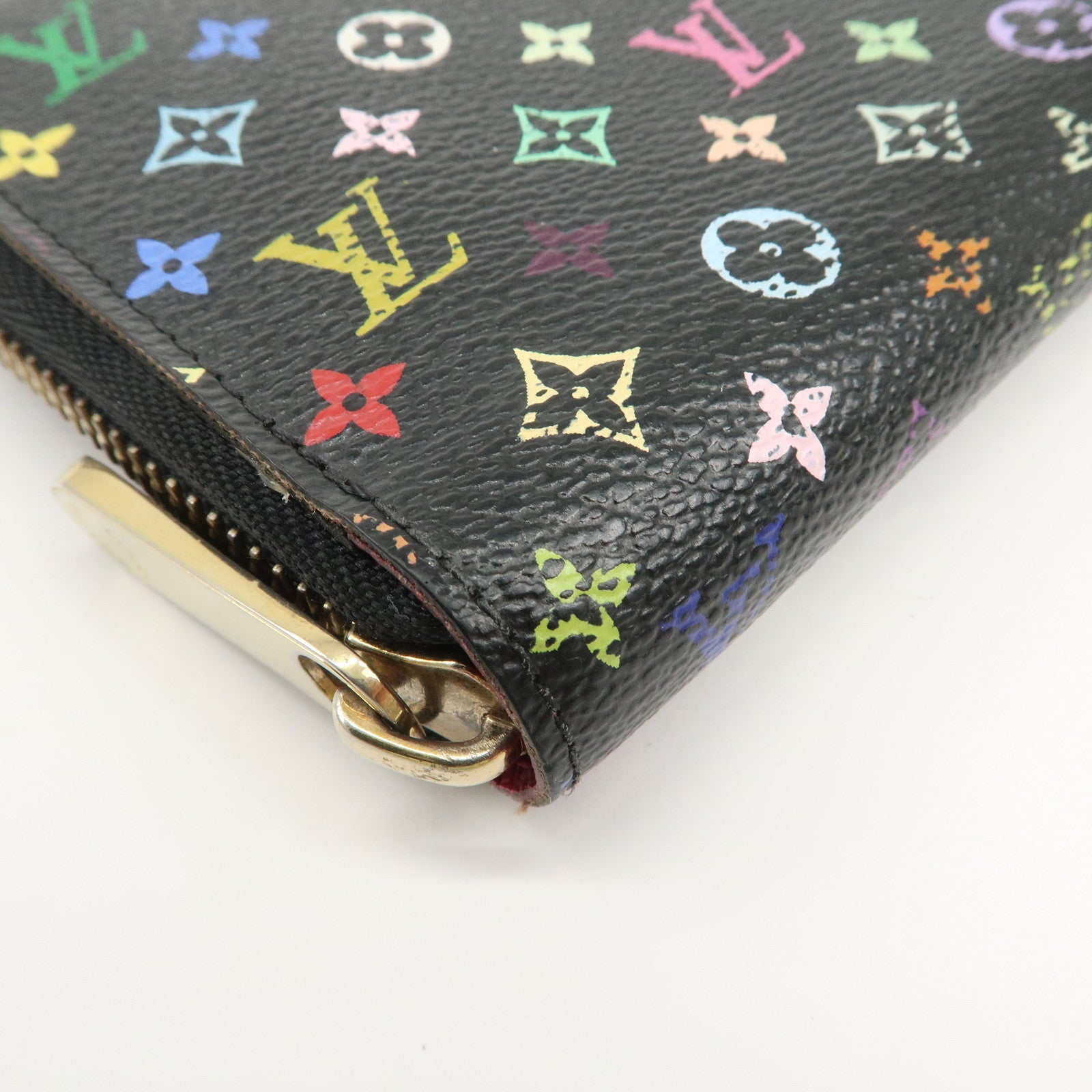 Louis Vuitton Monogram Multi Color Zippy Wallet Long Wallet M60243 Used