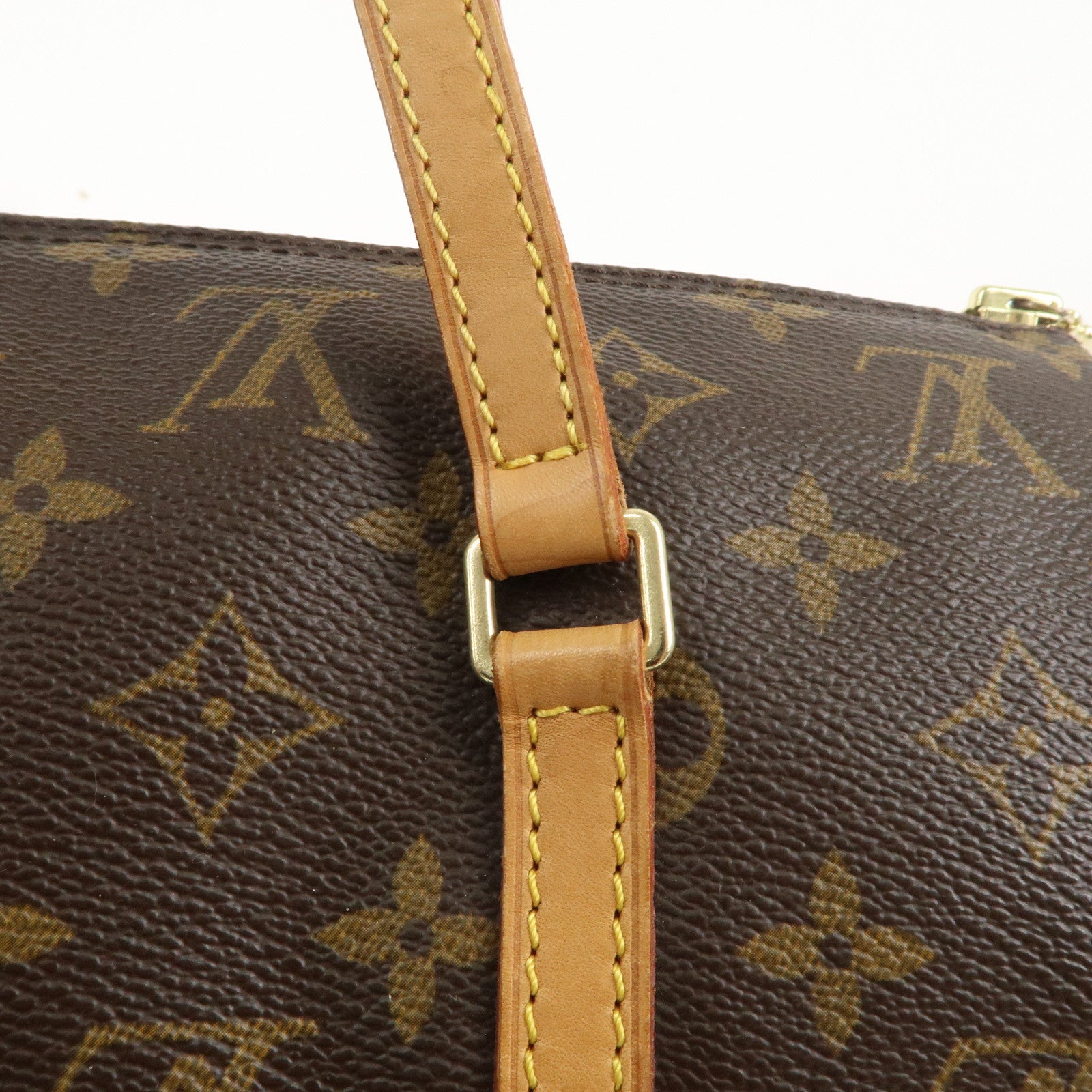 Louis Vuitton Monogram Papillon 30 Hand Bag 
Pouch Brown M51385