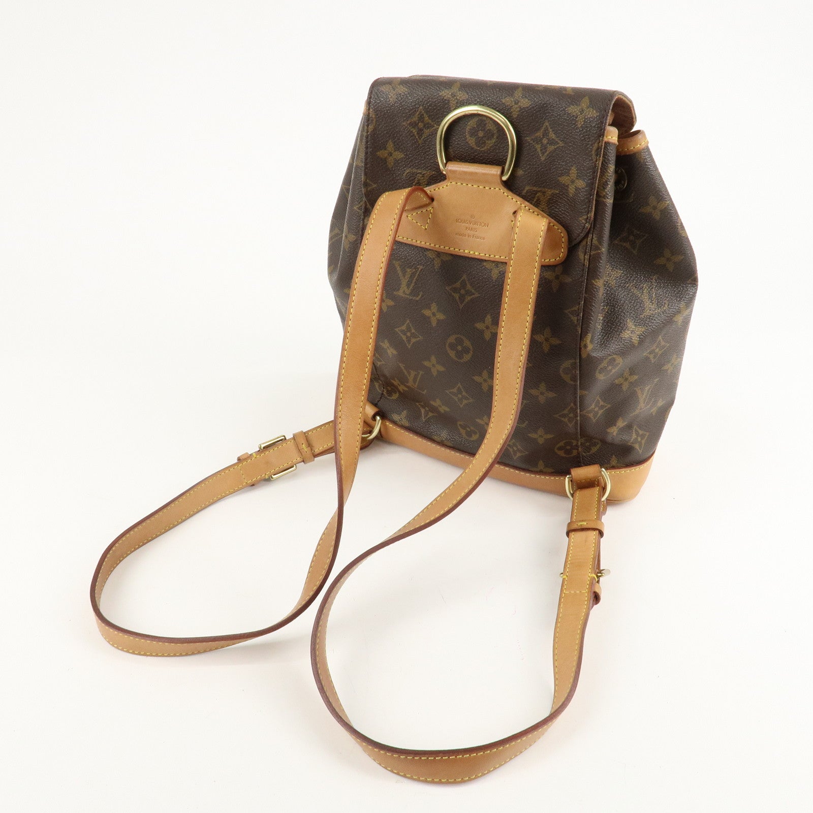 Louis Vuitton Monogram Montsouris MM Back Pack M51136 Used