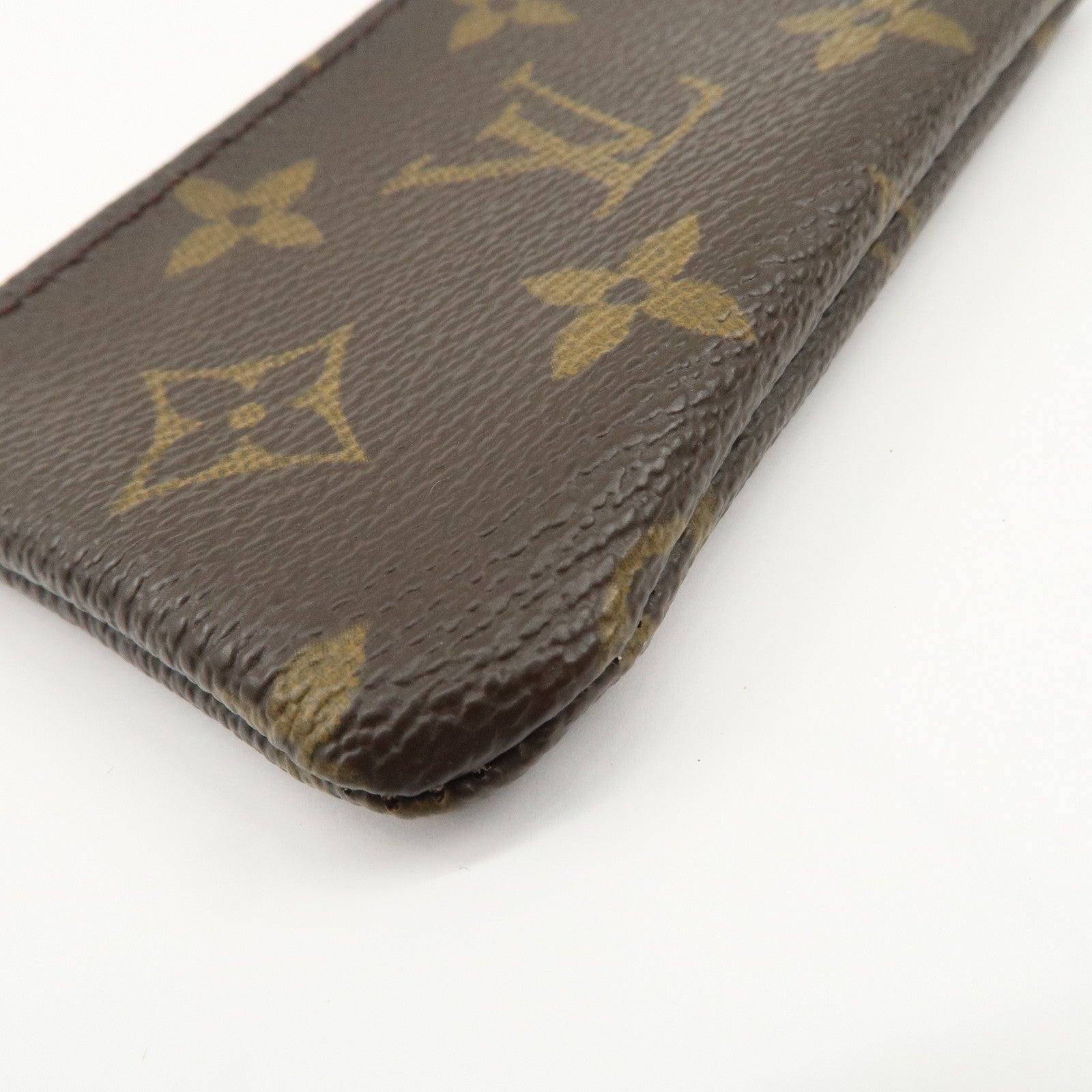 Louis Vuitton Monogram Pochette Cles Coin Case Key Case  M62650