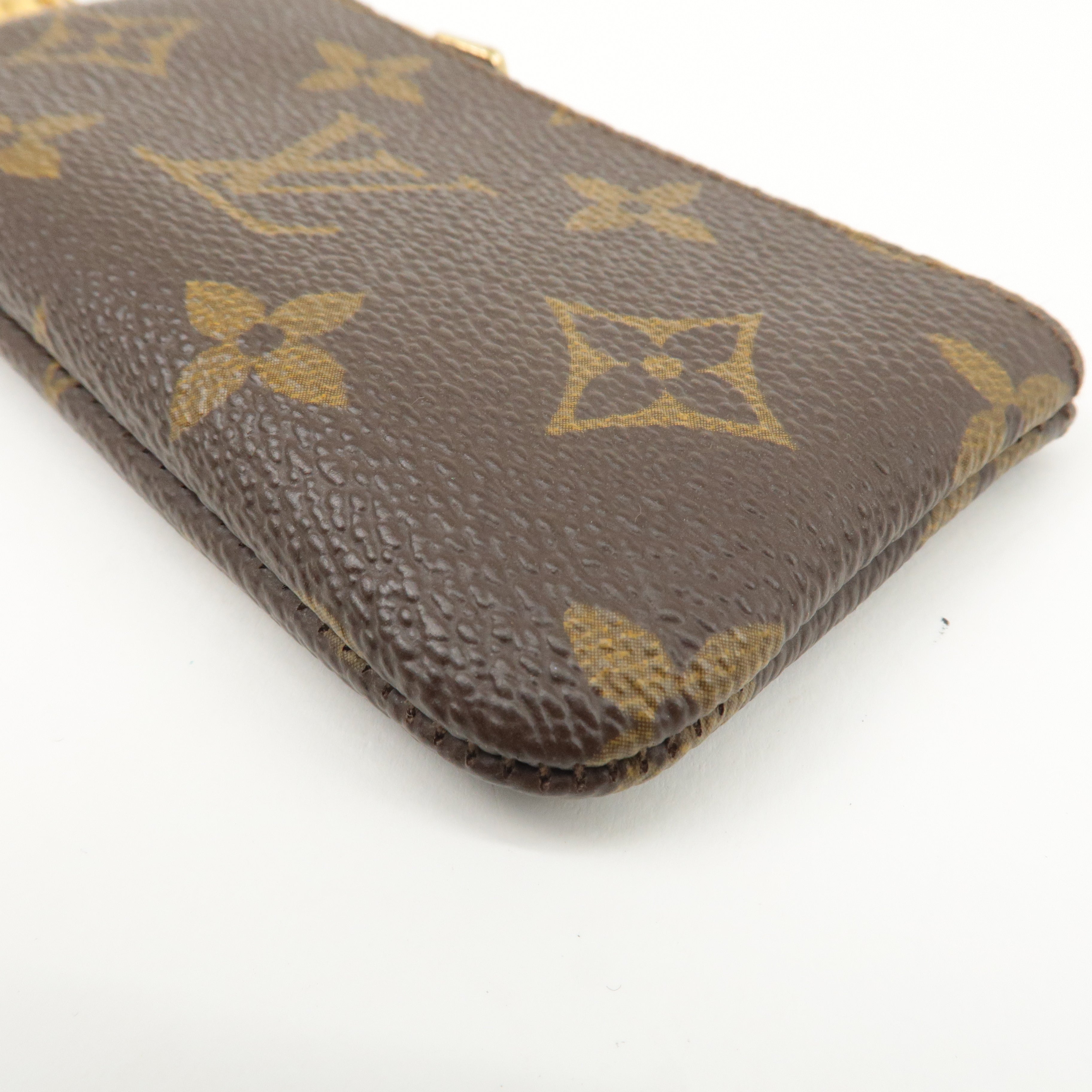 Louis Vuitton Monogram Pochette Cles Coin Case Brown M62650