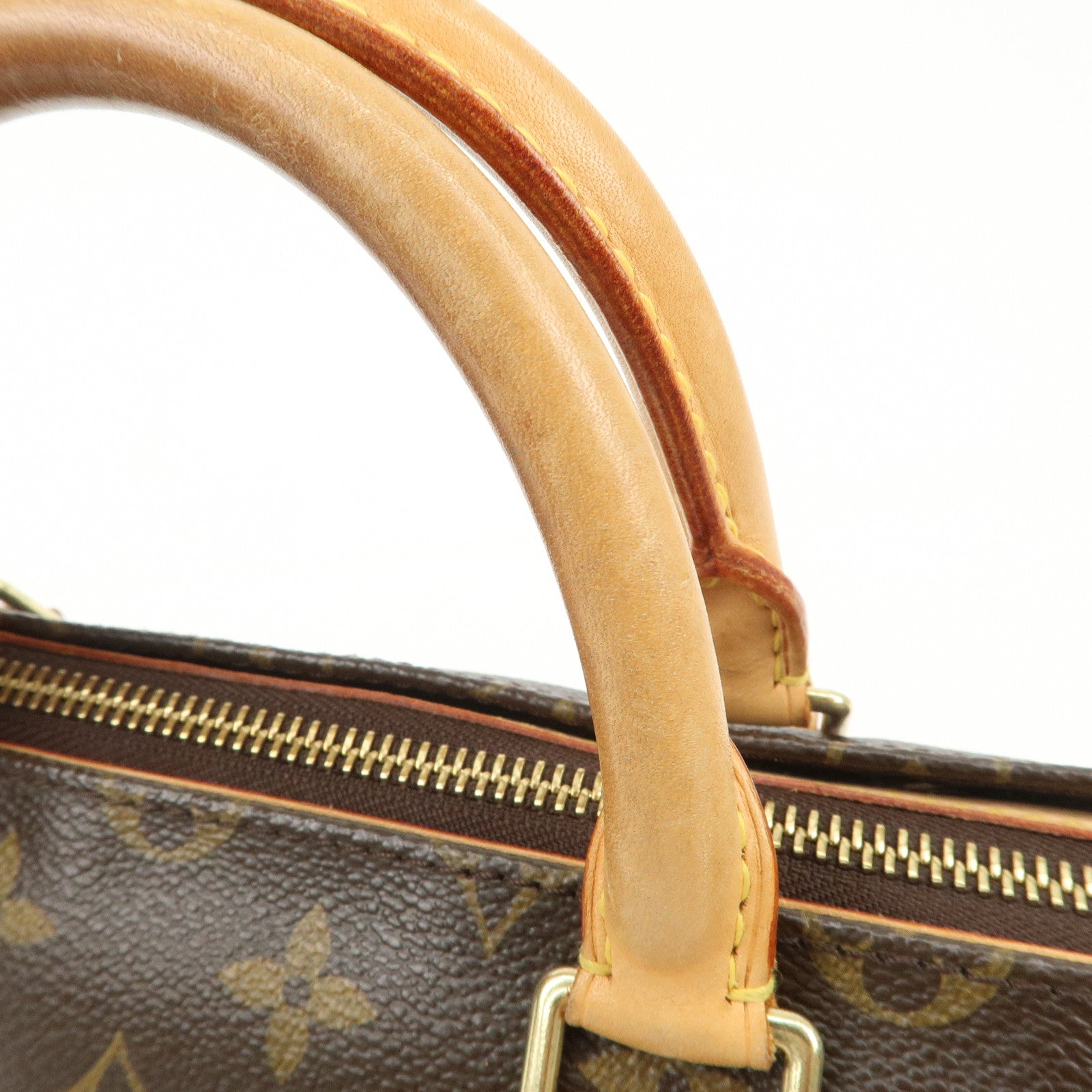 Louis Vuitton Monogram Popincourt Hand Bag Brown M40009 Used