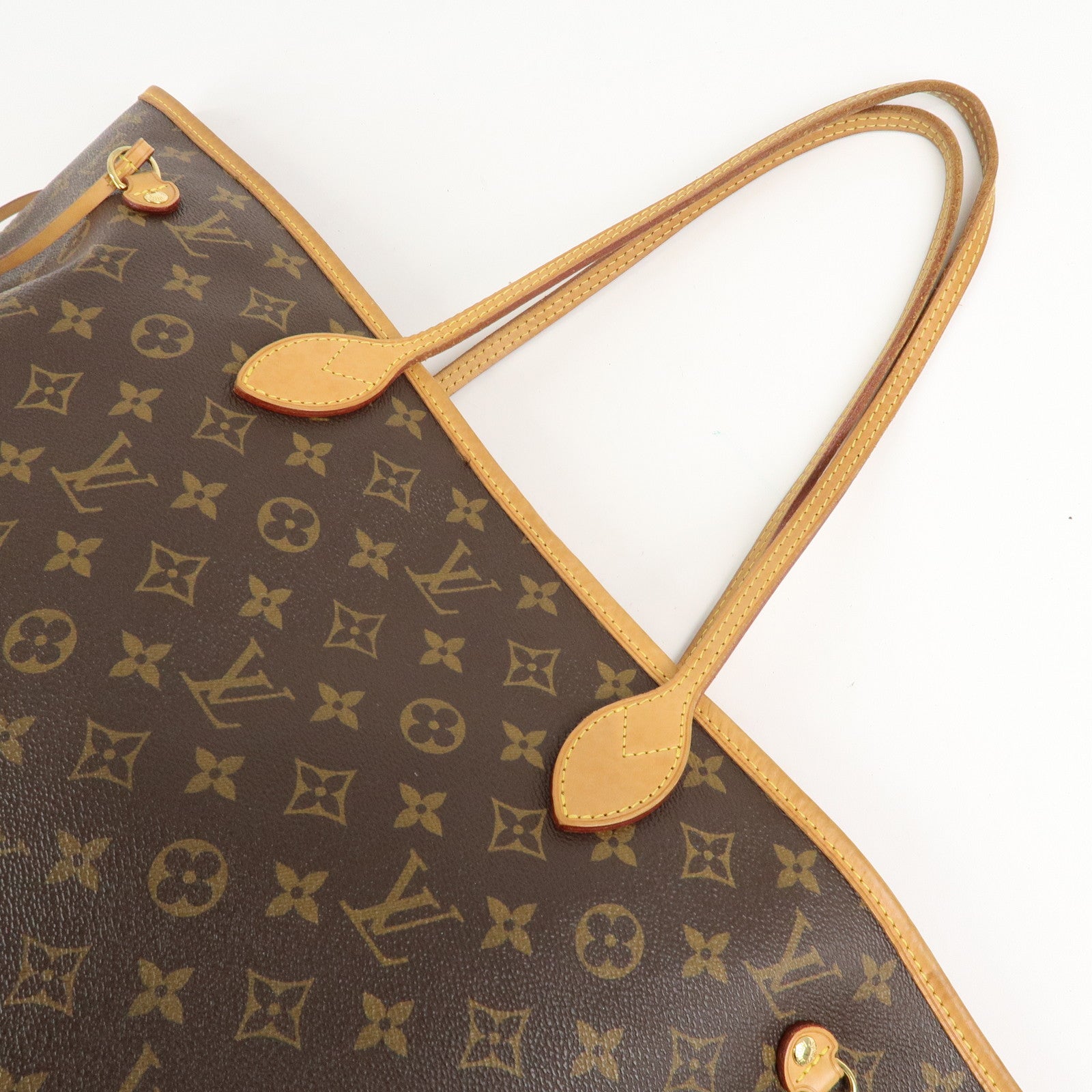 Louis Vuitton Monogram Neverfull GM Pivoine Shoulder Bag M41180 Used