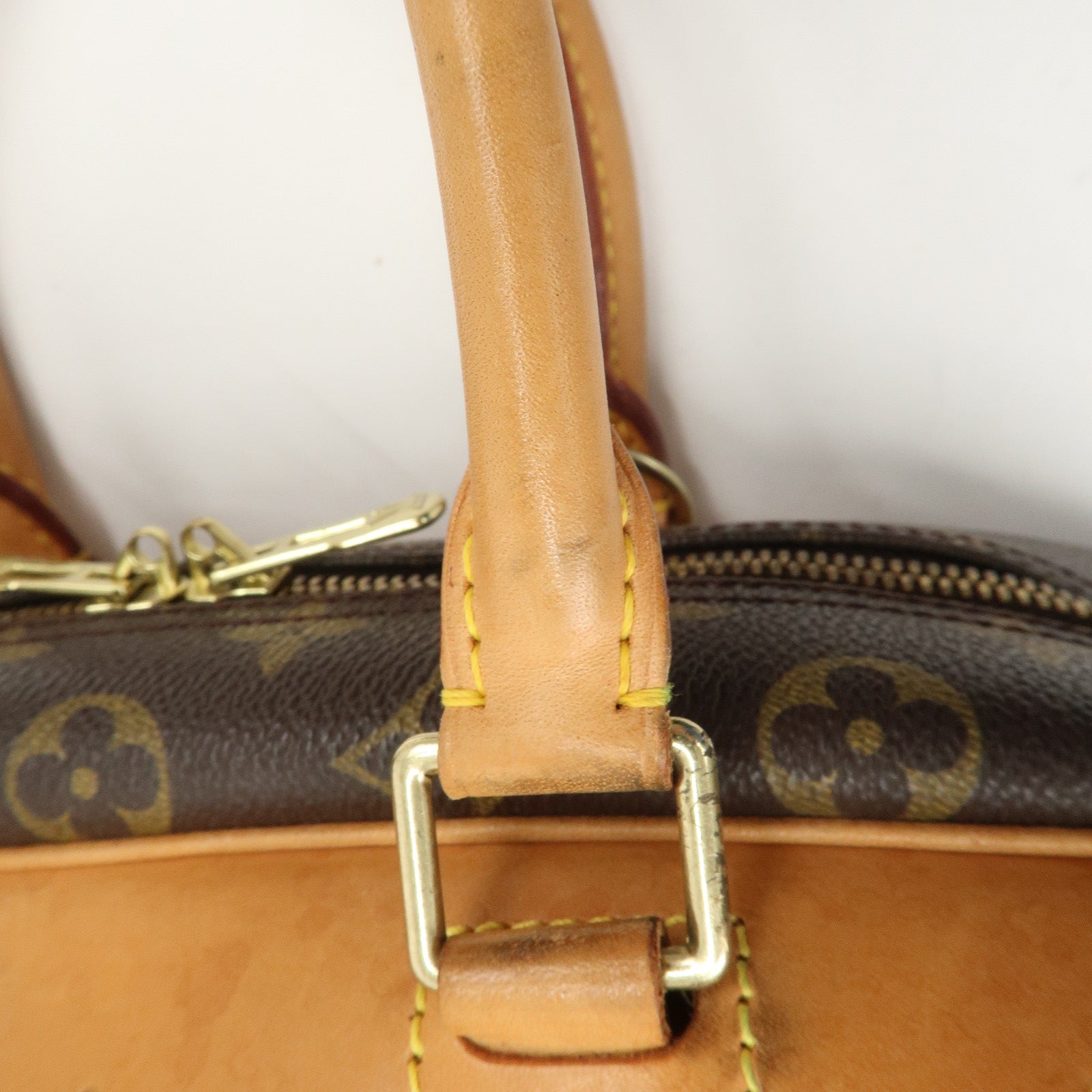 Louis Vuitton Monogram Deauville Hand Bag M47270 Used