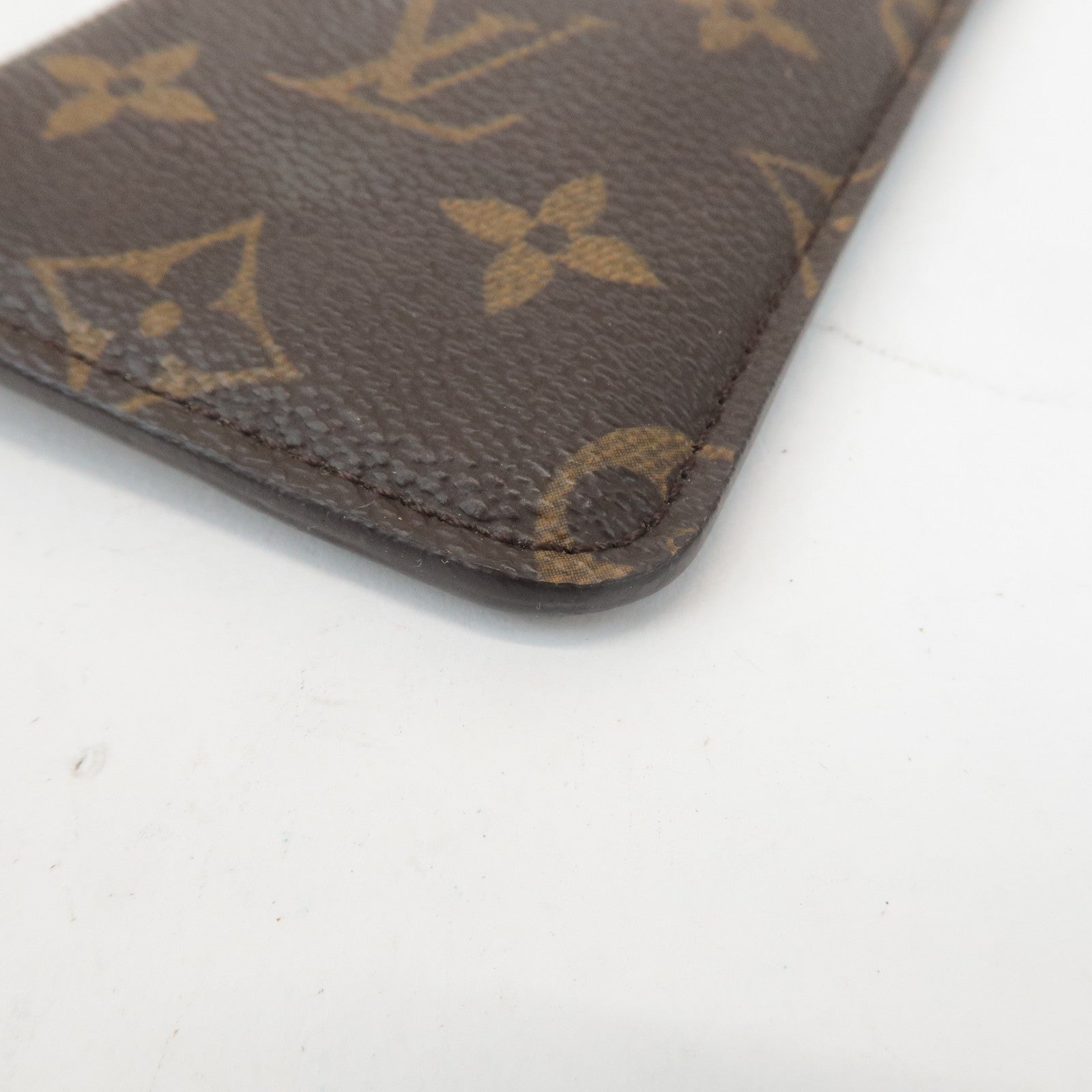 Louis Vuitton Monogram etui a lunettes PM Glasses Case M66545 Used