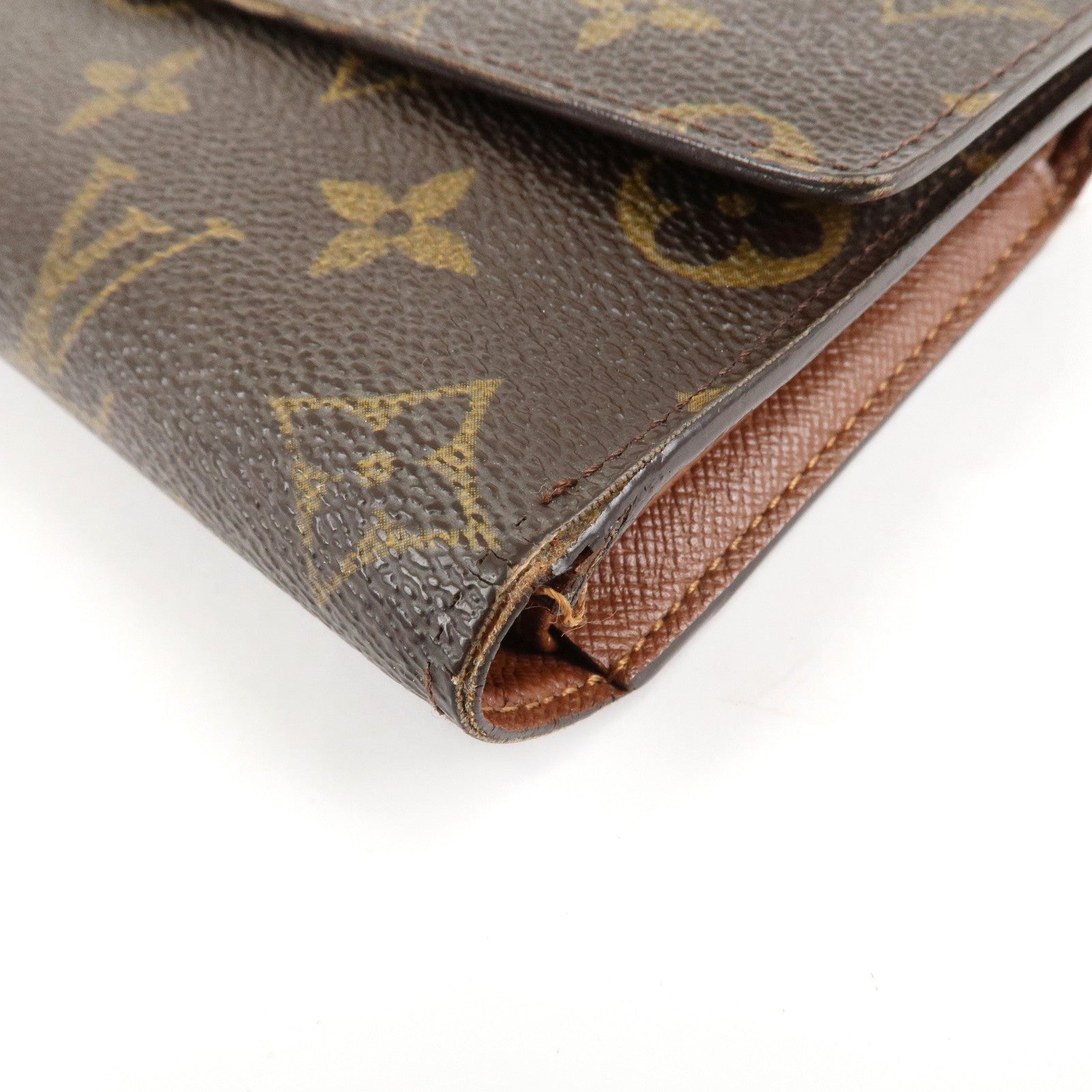 Louis Vuitton Monogram Porte Tresor International Wallet M61215 Used