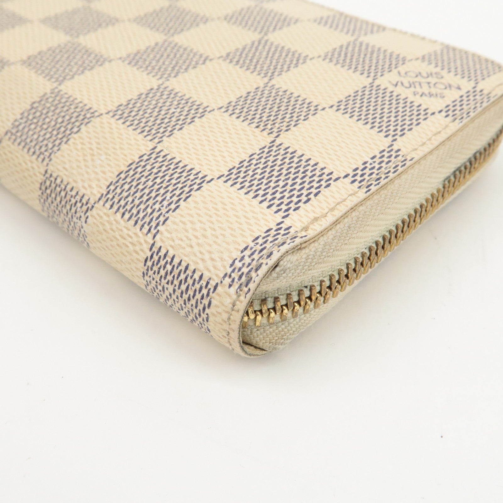 Louis Vuitton Damier Azur Zippy Wallet Long Wallet N60019