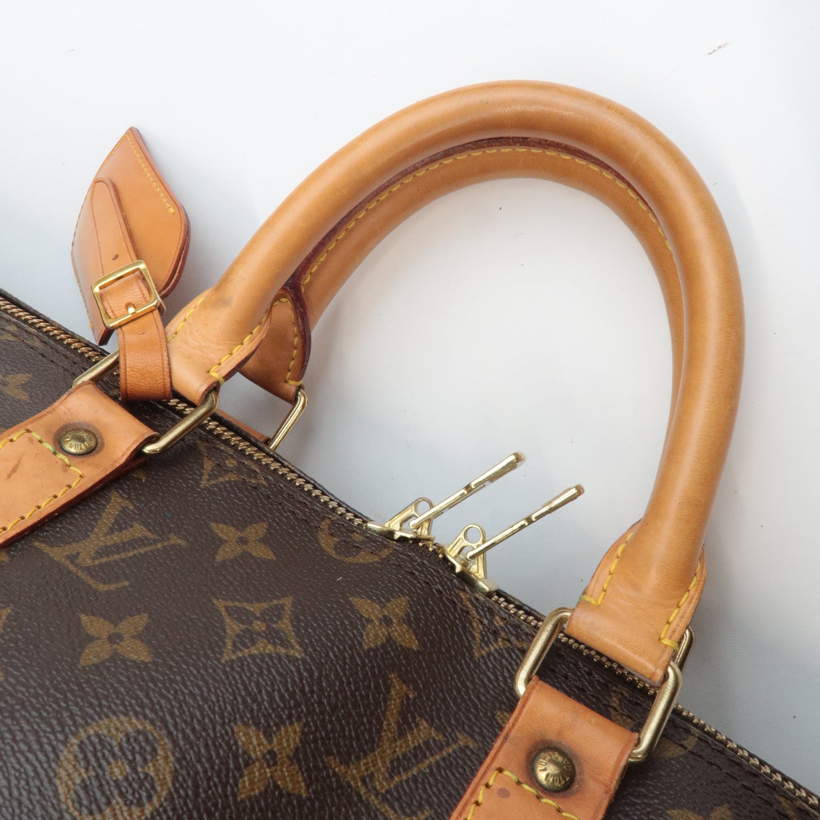 Louis Vuitton Monogram Keep All Bandouliere 50 Boston Bag M41416 Used