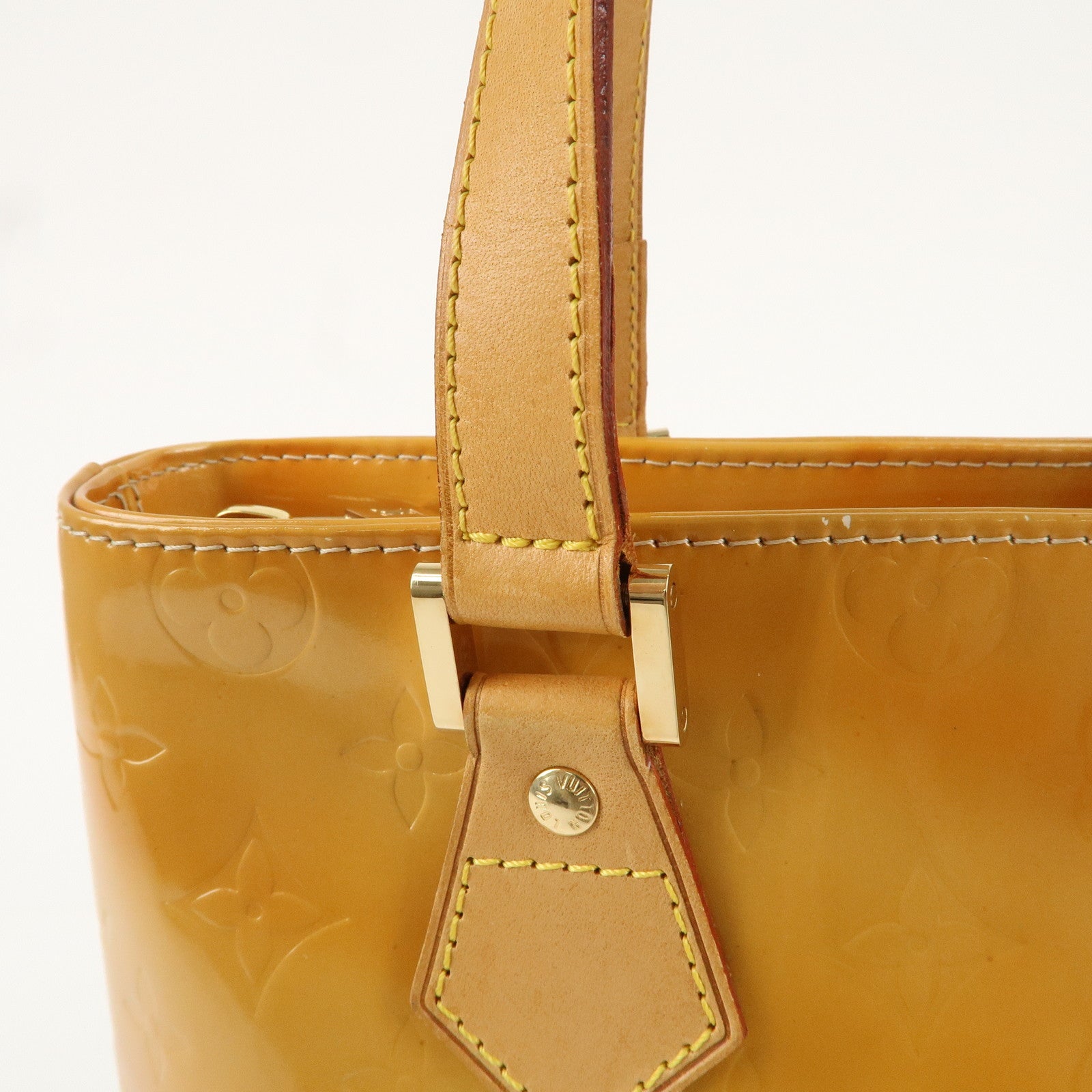 Louis Vuitton Monogram Vernis Houston Tote Bag Beige M91004