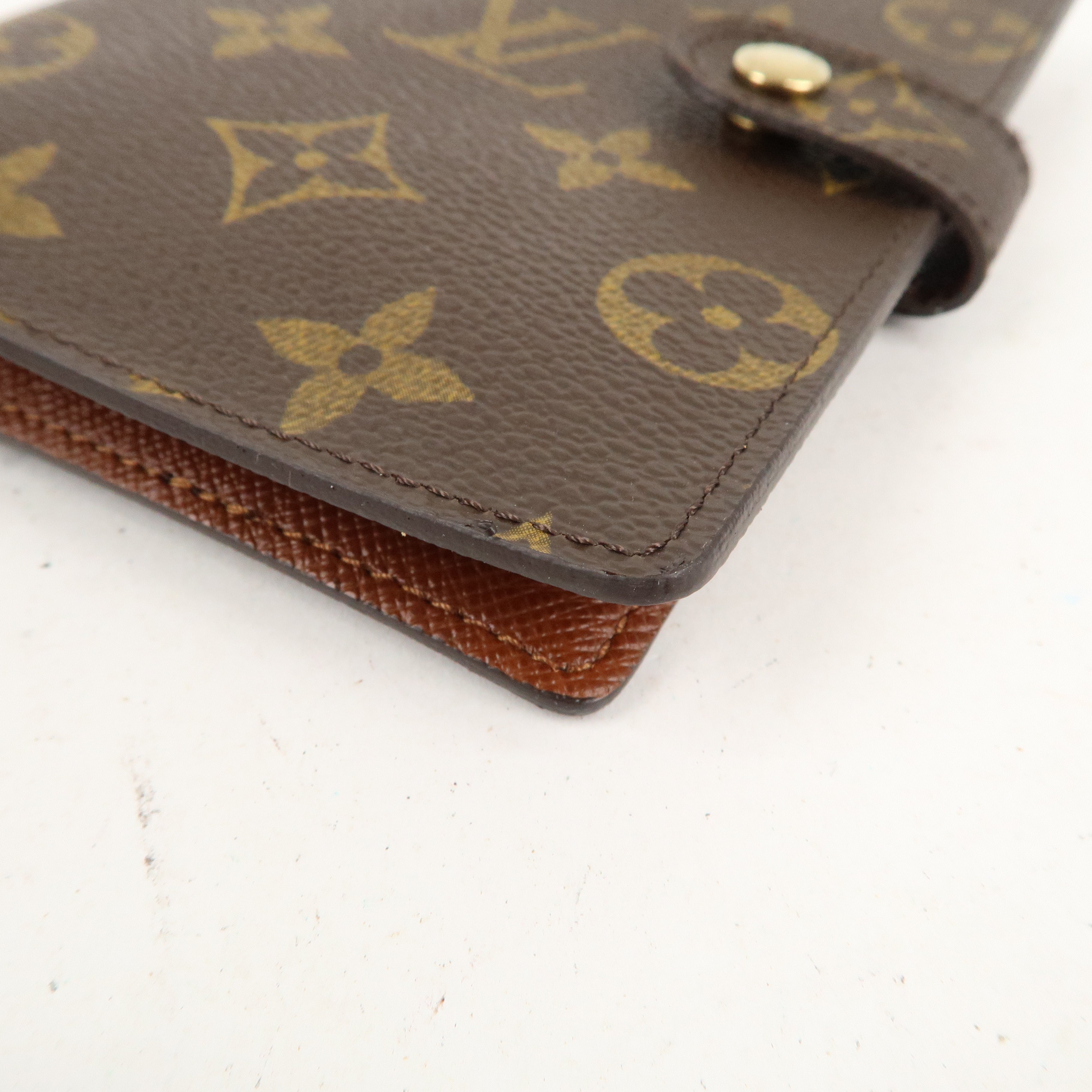 Louis Vuitton Monogram Agenda PM Planner Cover Brown R20005