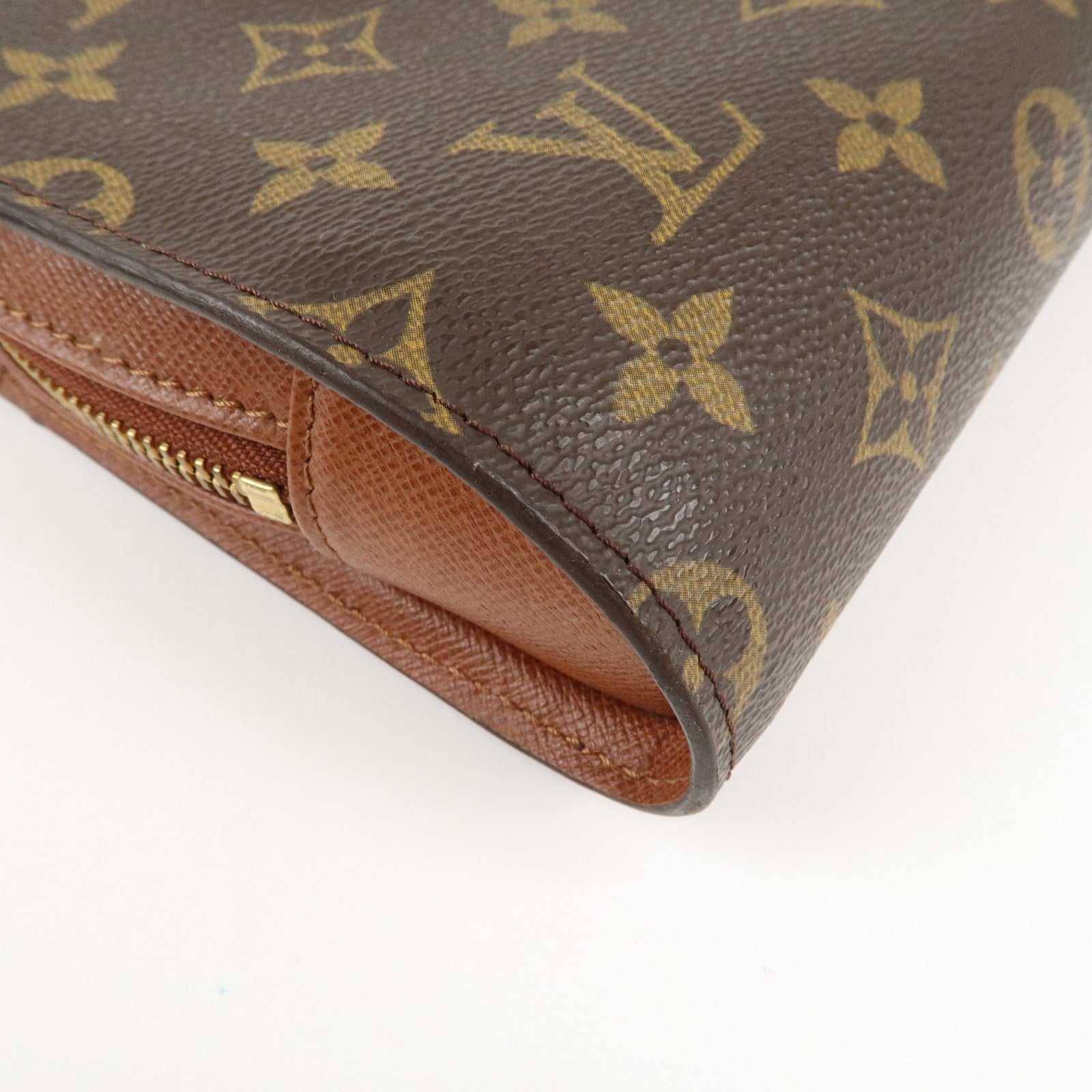 Louis Vuitton Monogram Orsay Clutch Bag Pouch Brown M51790