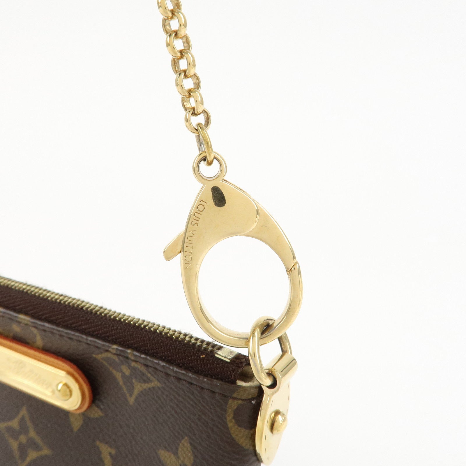 Louis Vuitton Monogram Pochette Milla PM Mini Pouch M60095