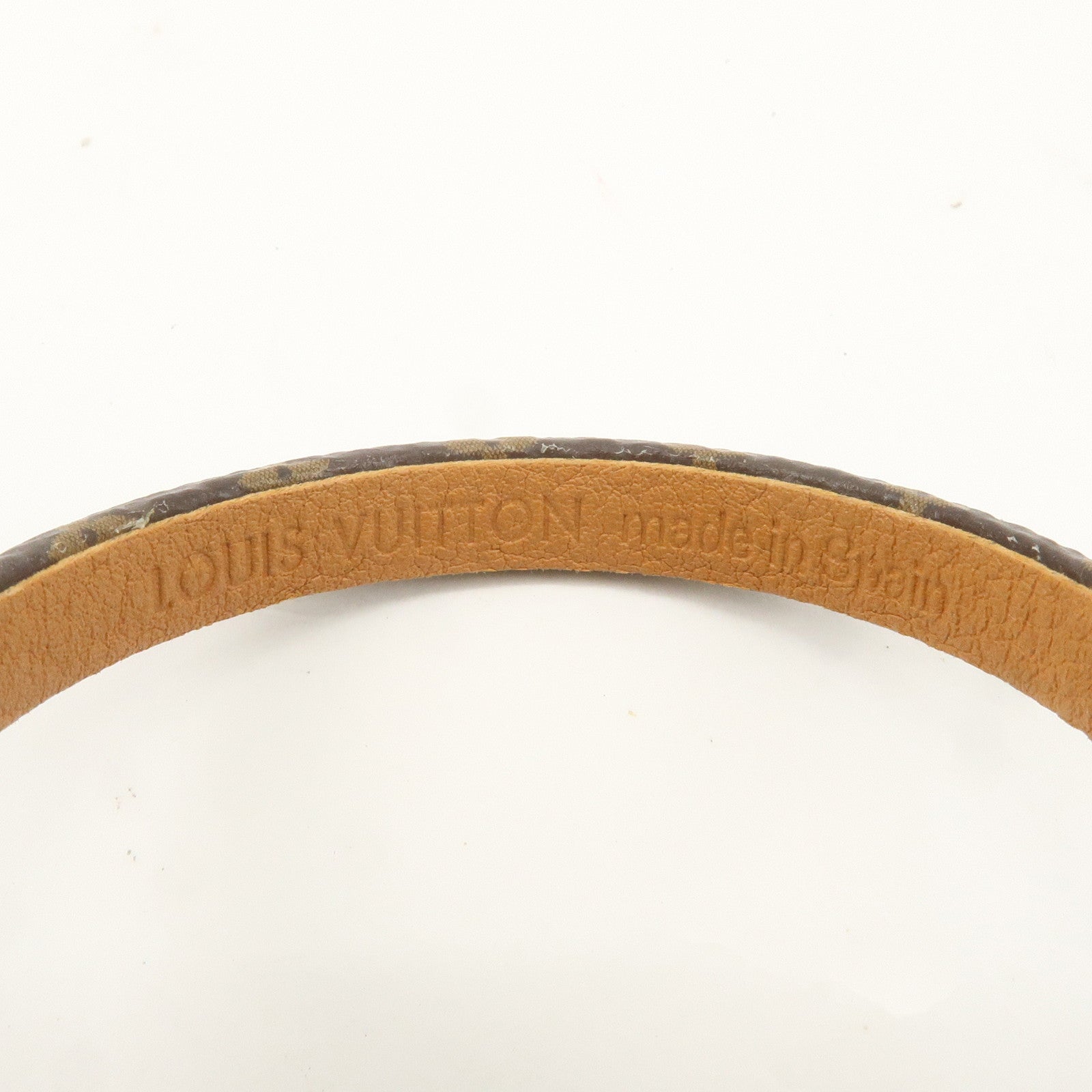 Louis Vuitton Monogram Tribute Bracelet Brown M6442F