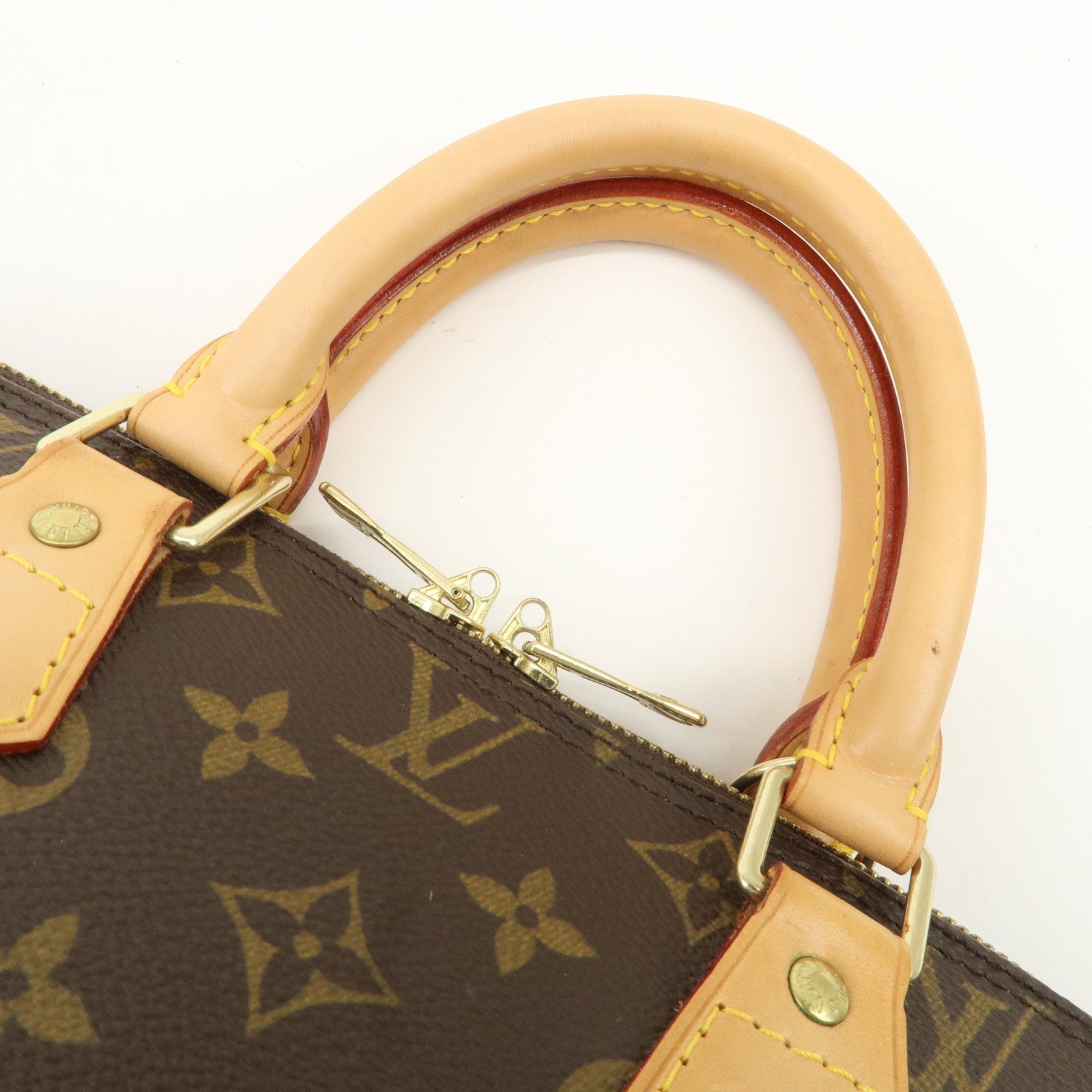 Louis Vuitton Monogram Alma Hand Bag Brown M51130