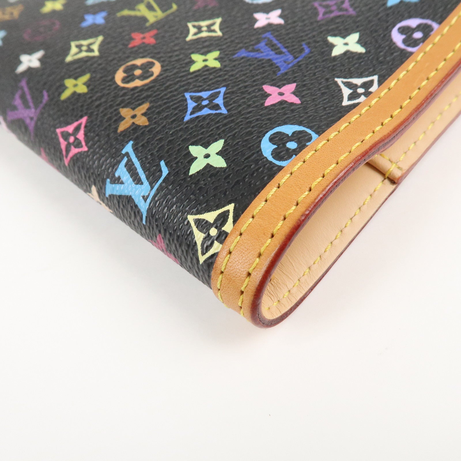 Louis Vuitton Monogram Multi Color Agenda PM Planner Cover R20895 Used