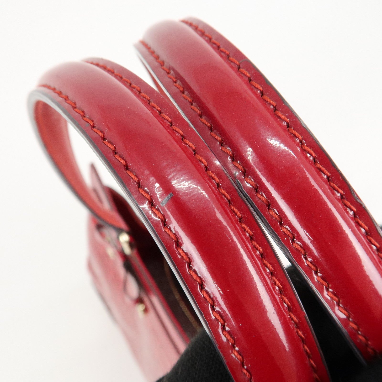 GUCCI Guccissima Patent Leather Mayfair Red 257612 525040 Used