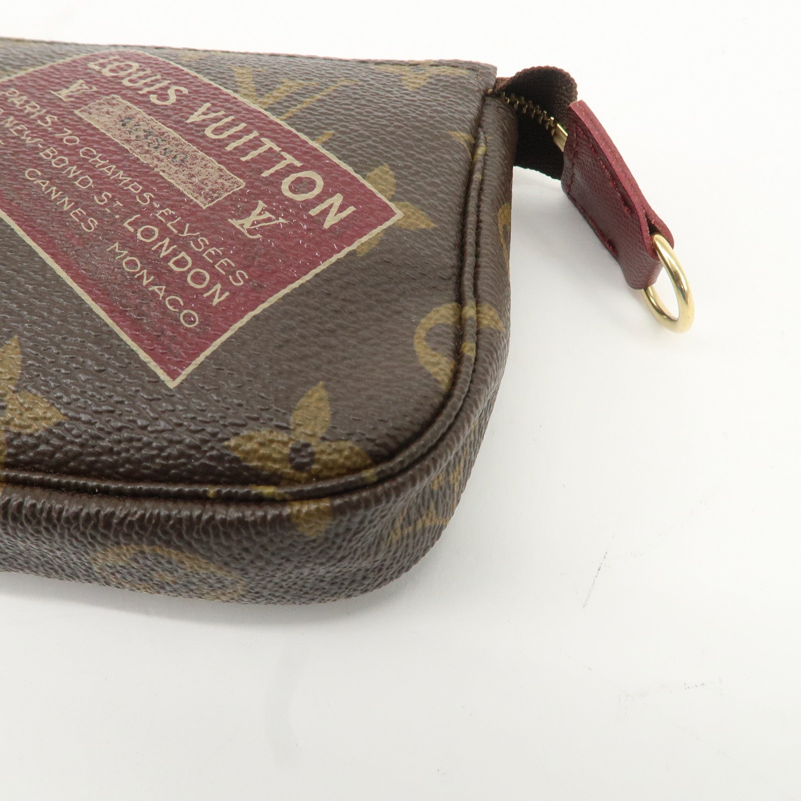 Louis Vuitton Monogram Label Collection Mini Pochette Accessoires Used