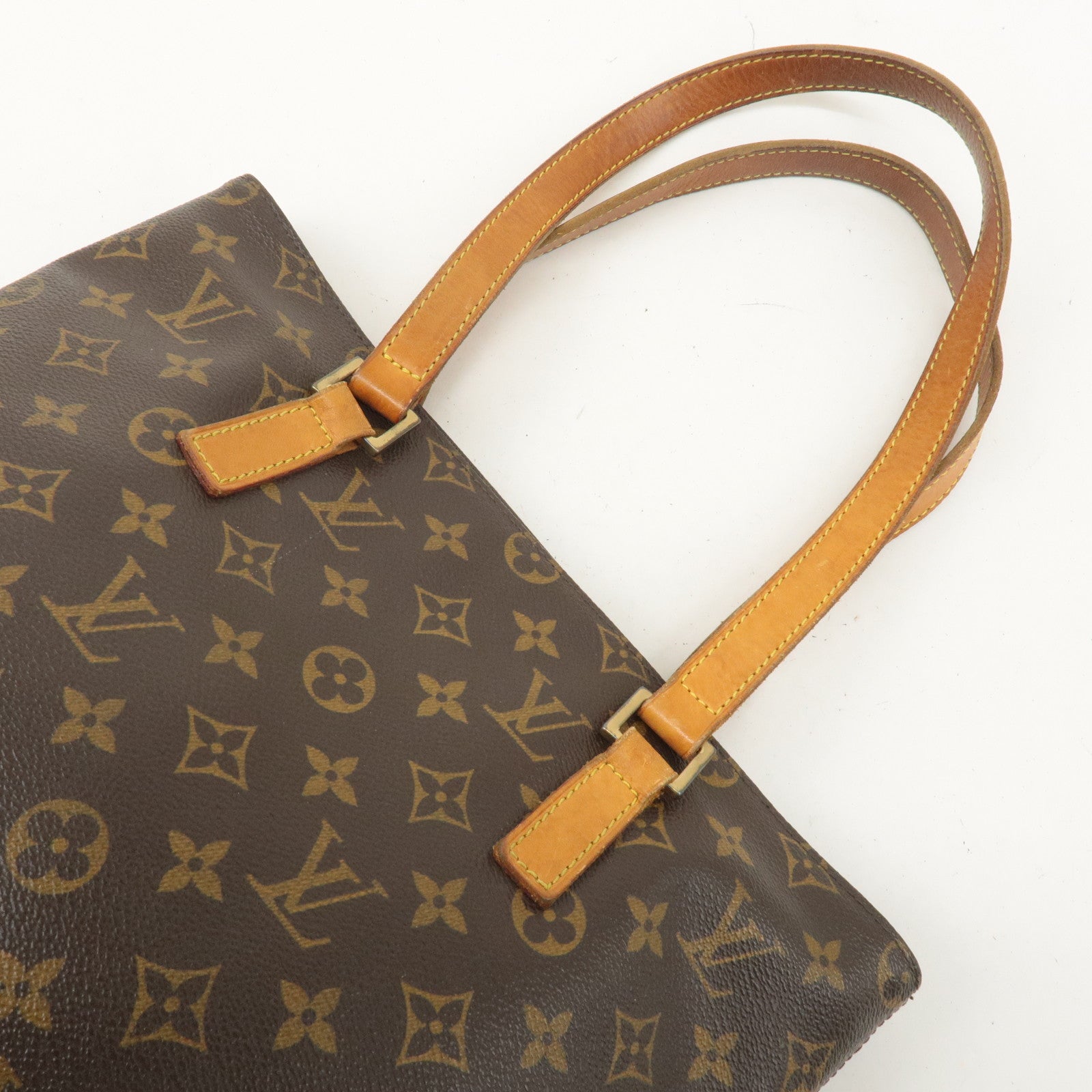 Louis Vuitton Monogram Cabas Piano Tote Bag Brown M51148