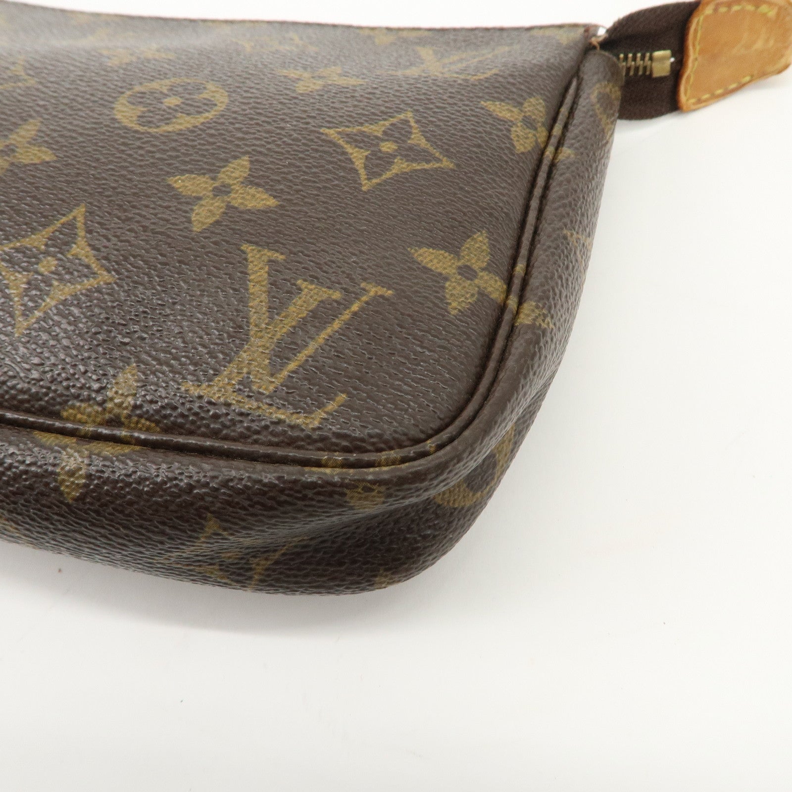 Louis Vuitton Monogram Pochette Accessoires Pouch Brown M51980 Used