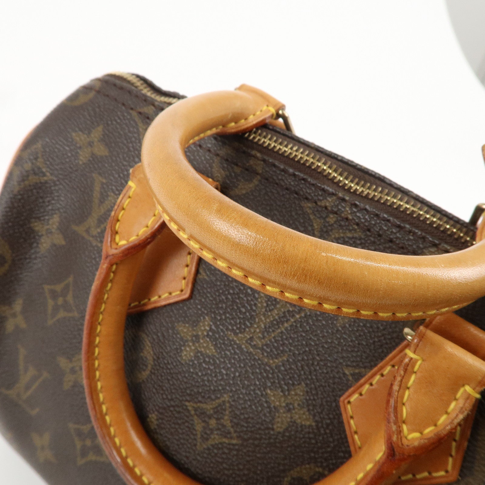 Louis Vuitton Monogram Speedy 25 Hand Bag Boston Bag M41528