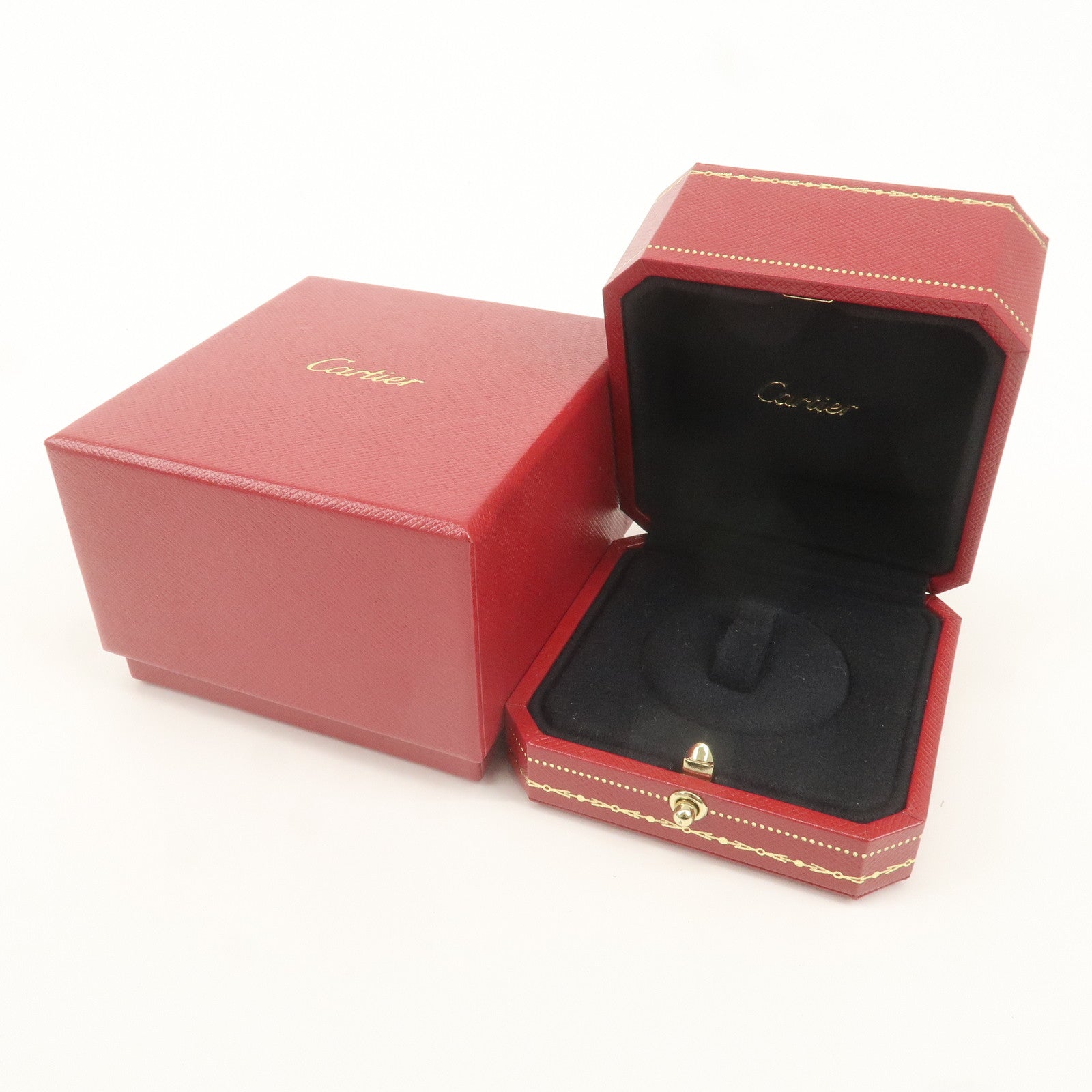 Cartier Set of 2 Ring Box Display Box Jewelry Box For Ring