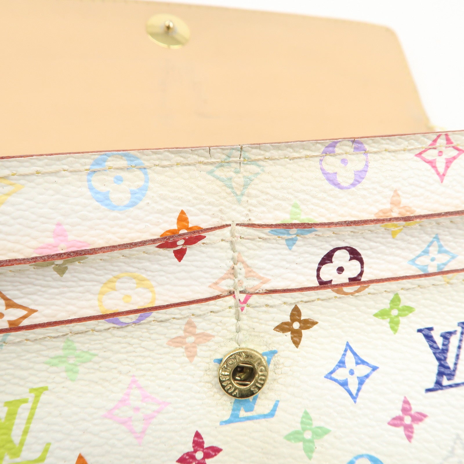 Louis Vuitton Monogram Set of 2 Multicolor Wallet M93745 M92984