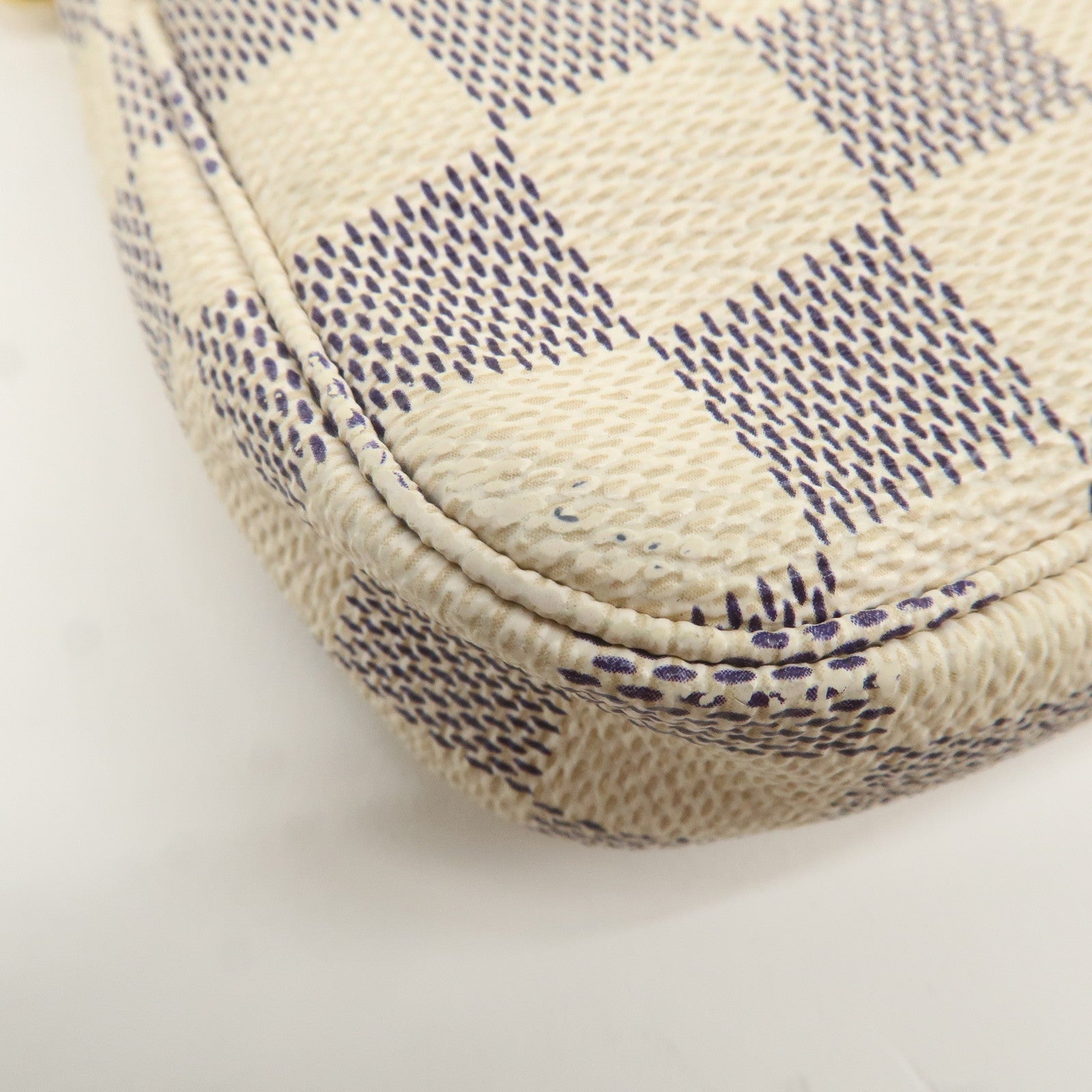 Louis Vuitton Damier Azur Mini Pochette Accessoires Pouch N58010