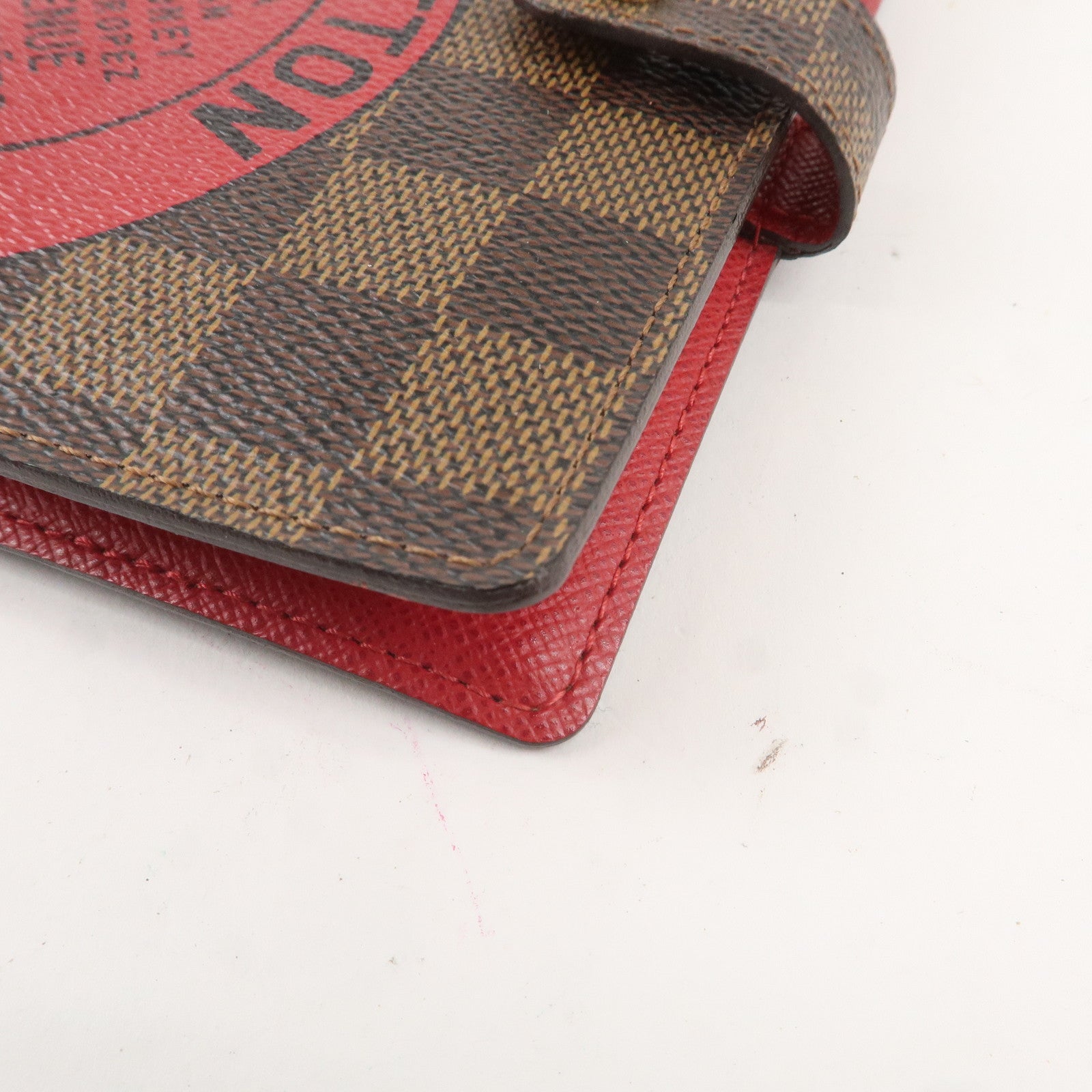 Louis Vuitton Damier T&B Agenda PM Planner Cover R21040