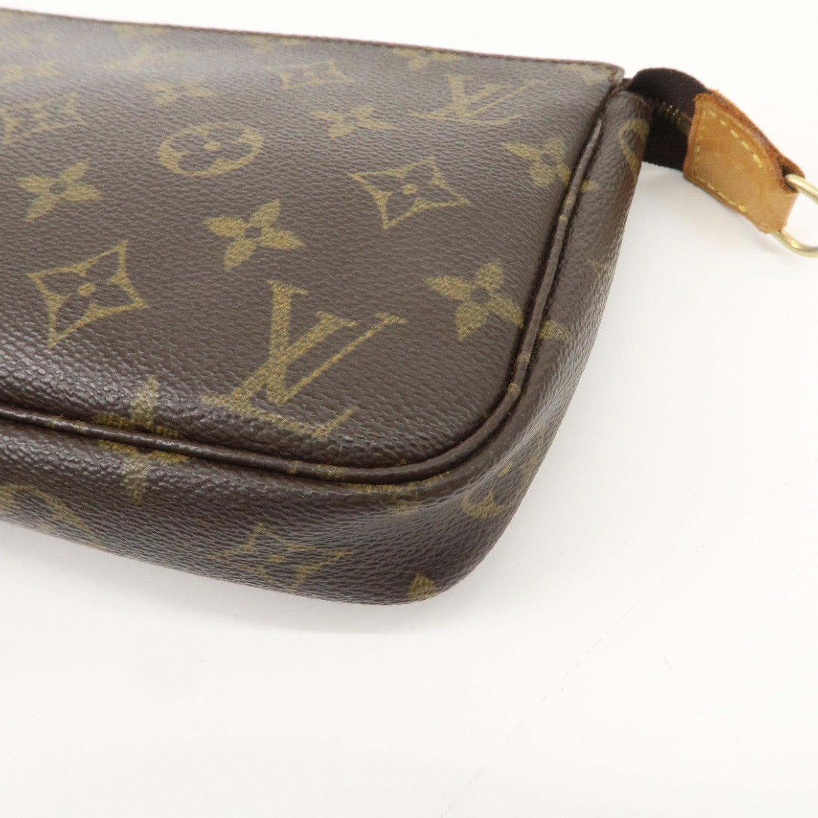 Louis Vuitton Monogram Pochette Accessoires Pouch Brown M51980 Used