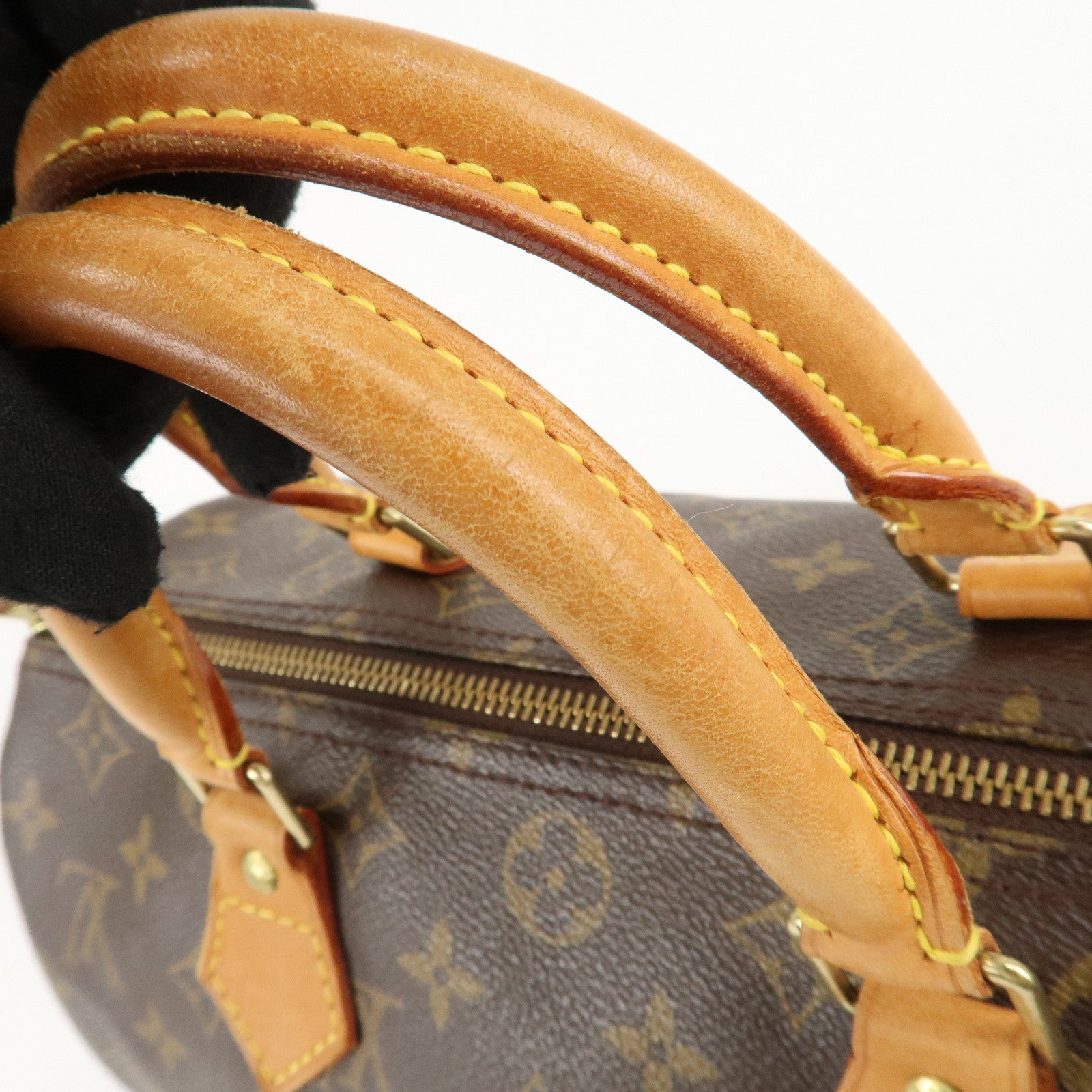 Louis Vuitton Monogram Speedy 30 Hand Bag Boston Bag M41526 Used