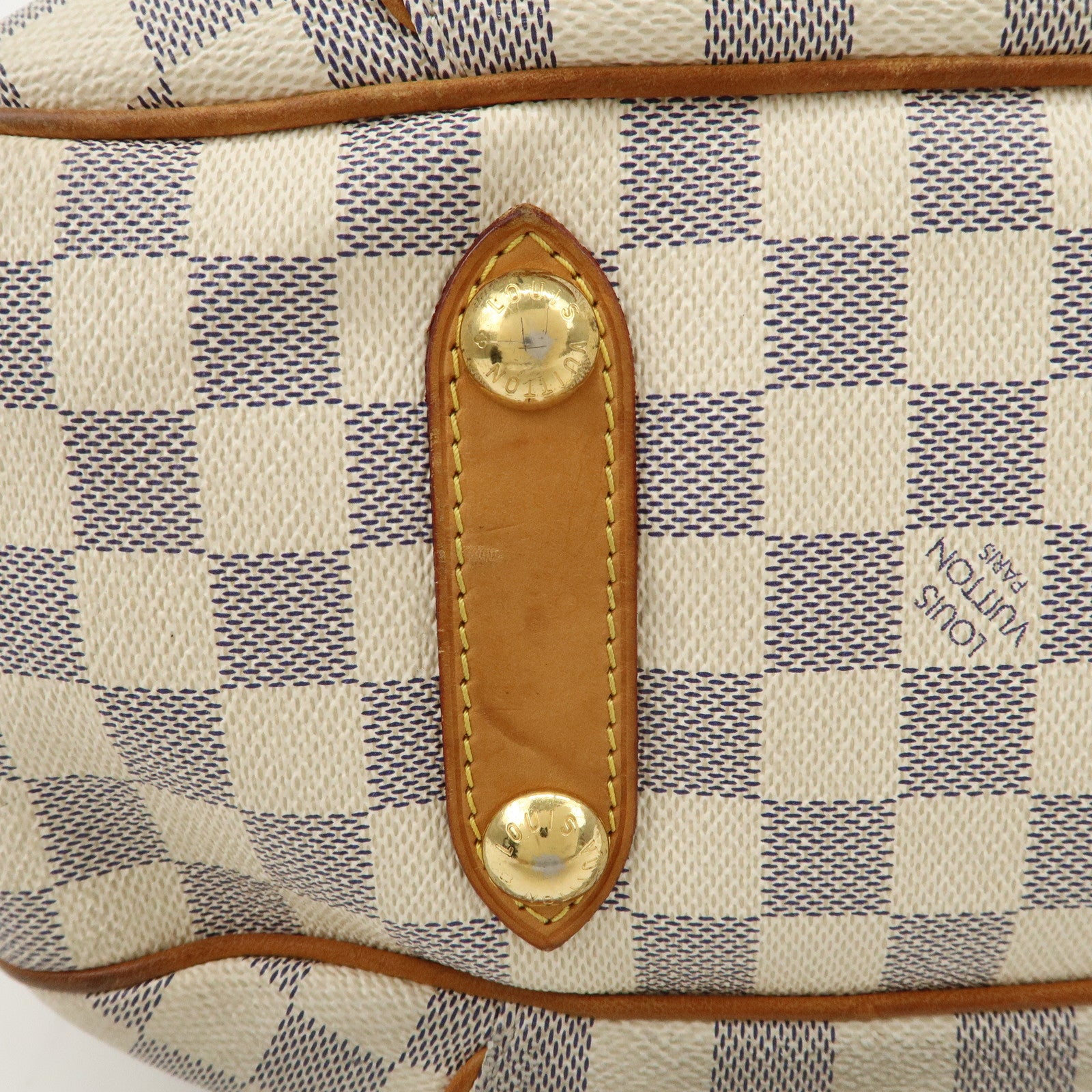 Louis Vuitton Damier Azur Galliera PM Shoulder Bag N55215 Used