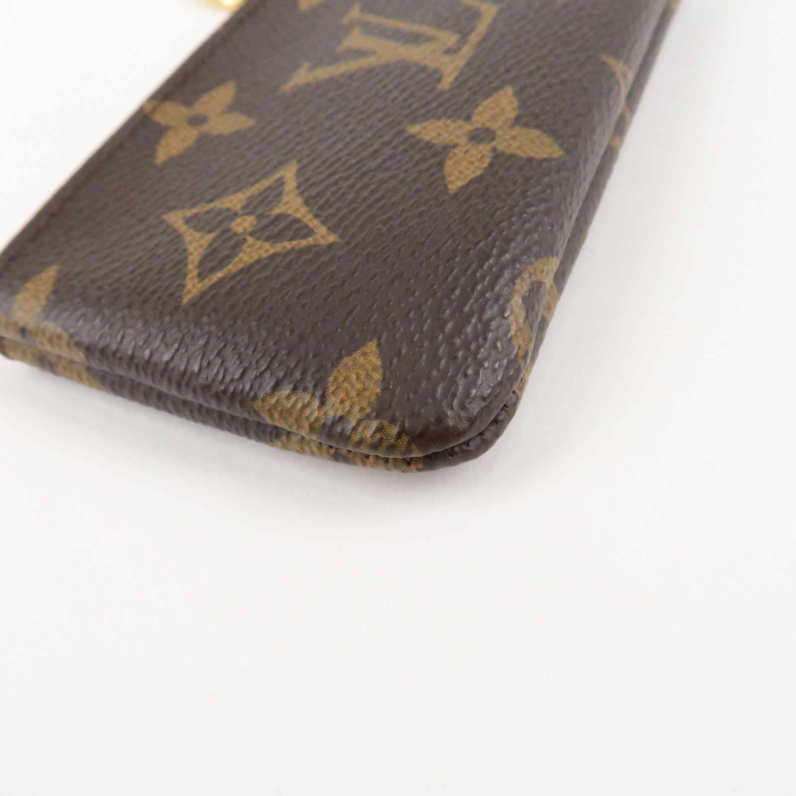 Louis Vuitton Monogram Pochette Cles Coin Case Key Case  M62650 Used