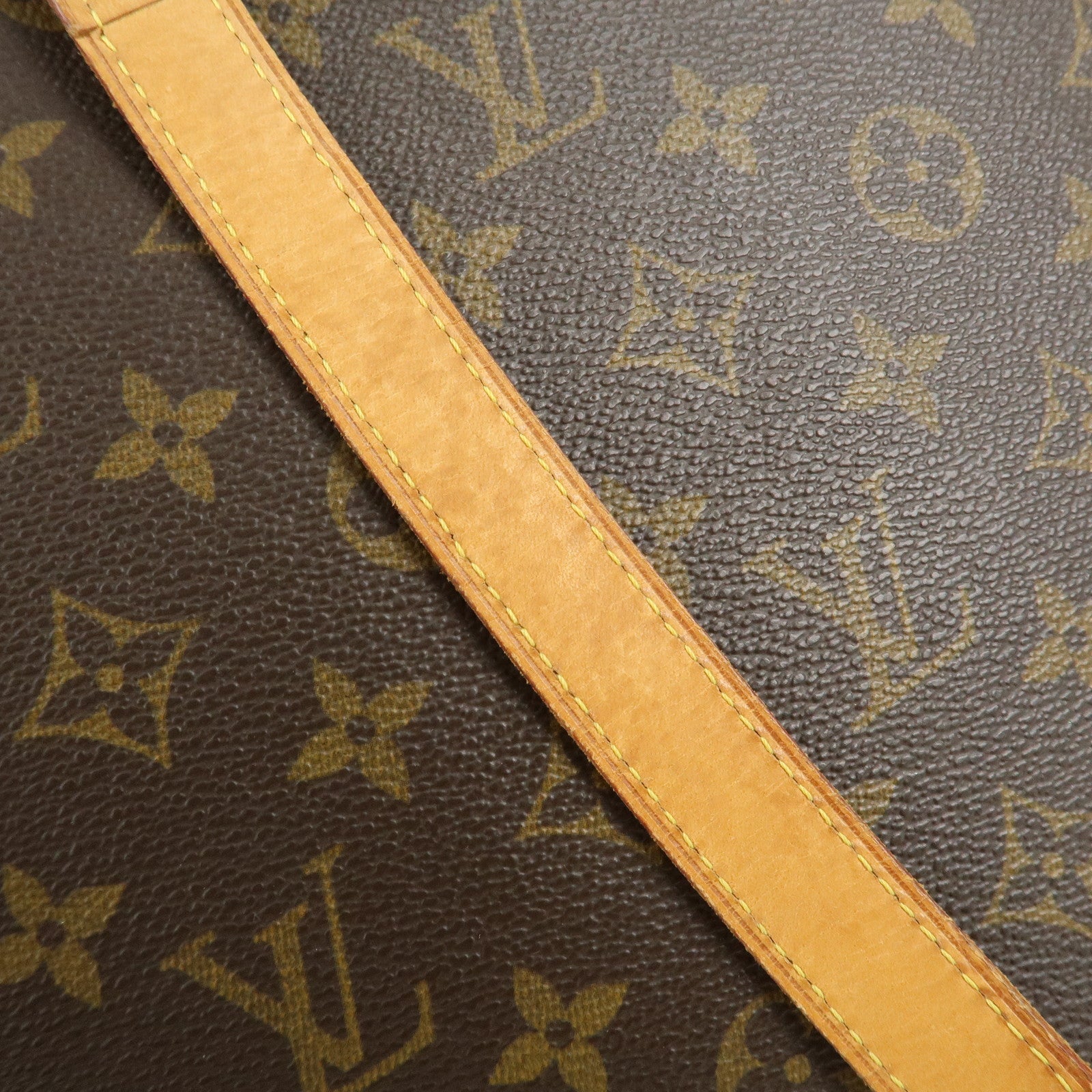 Louis Vuitton Monogram Luco Tote Bag Hand Bag Brown M51155 Used