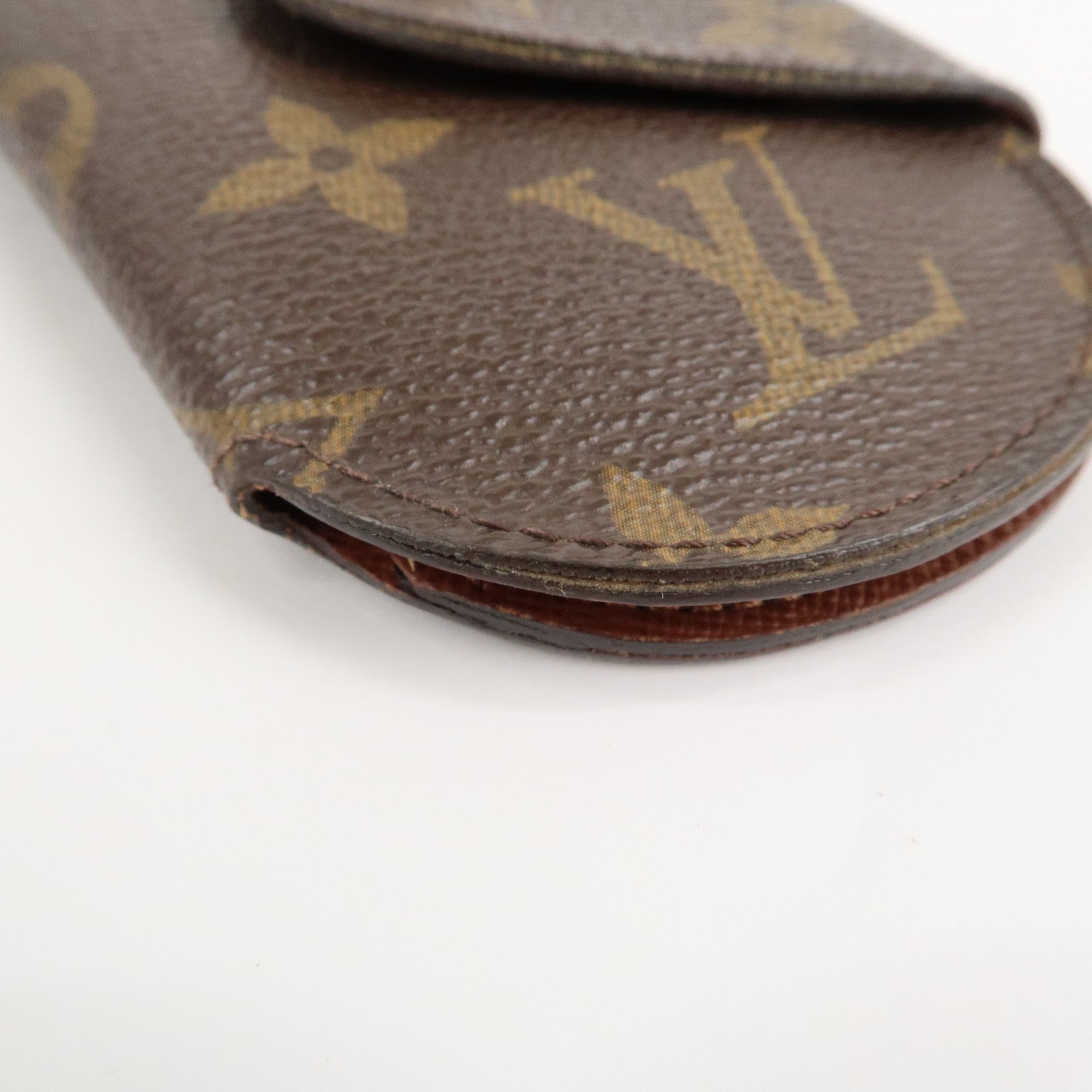 Louis Vuitton Monogram Rond GM Key Case Brown M60116 Used